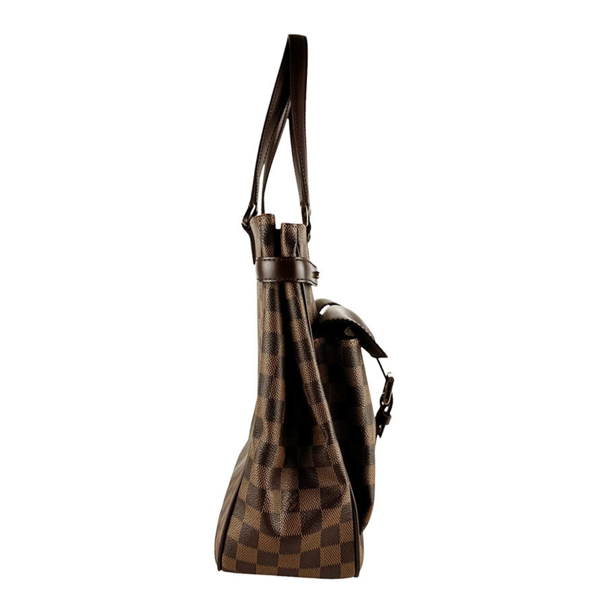 Louis Vuitton Damier Canvas Ebene Damier Canvas Handbag (Pre-Owned)