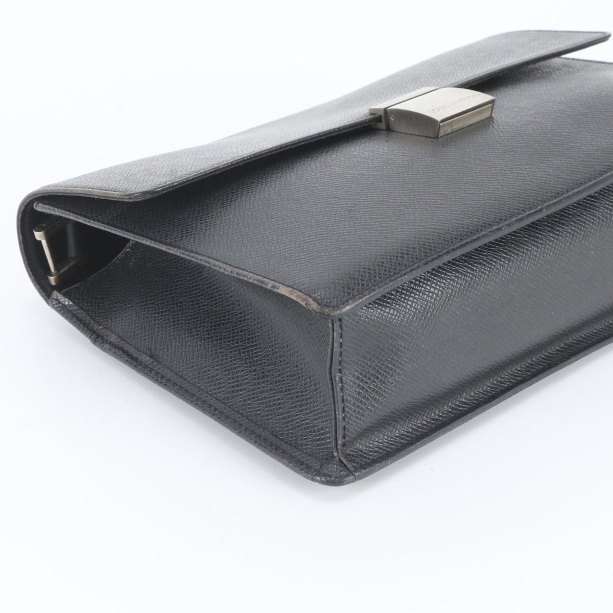 Louis Vuitton Ardoise Leather Clutch Bag Pouch (Pre-Owned)