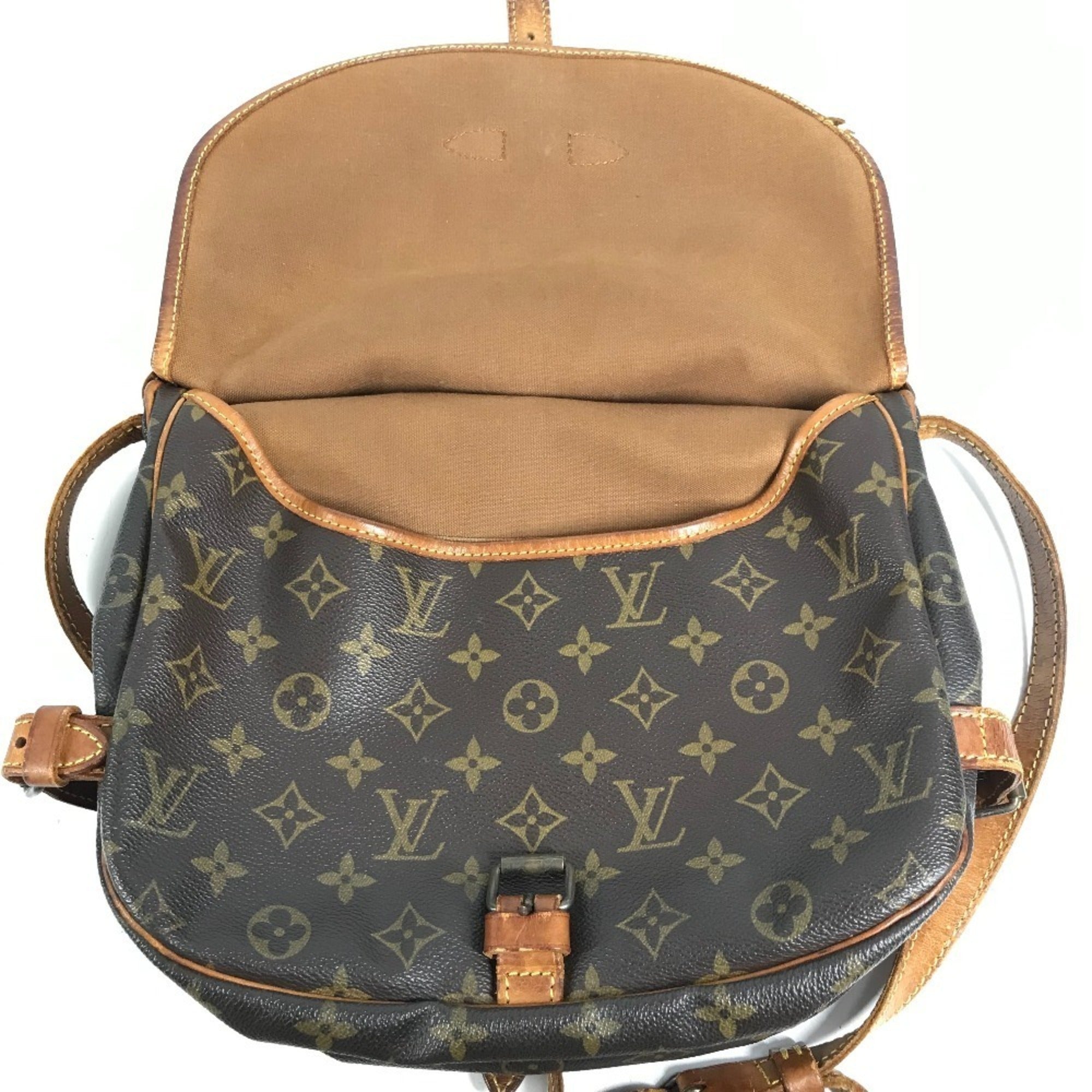 Louis Vuitton Brown Monogram Shoulder Bag (Pre-Owned)