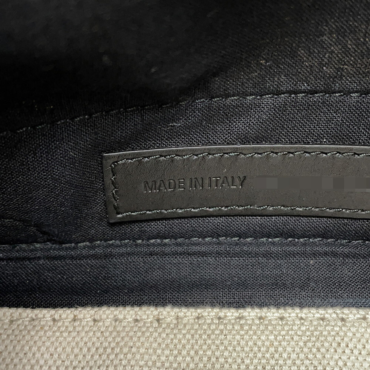 Balenciaga Black White Canvas Leather Handbag Tote Bag (Pre-Owned)