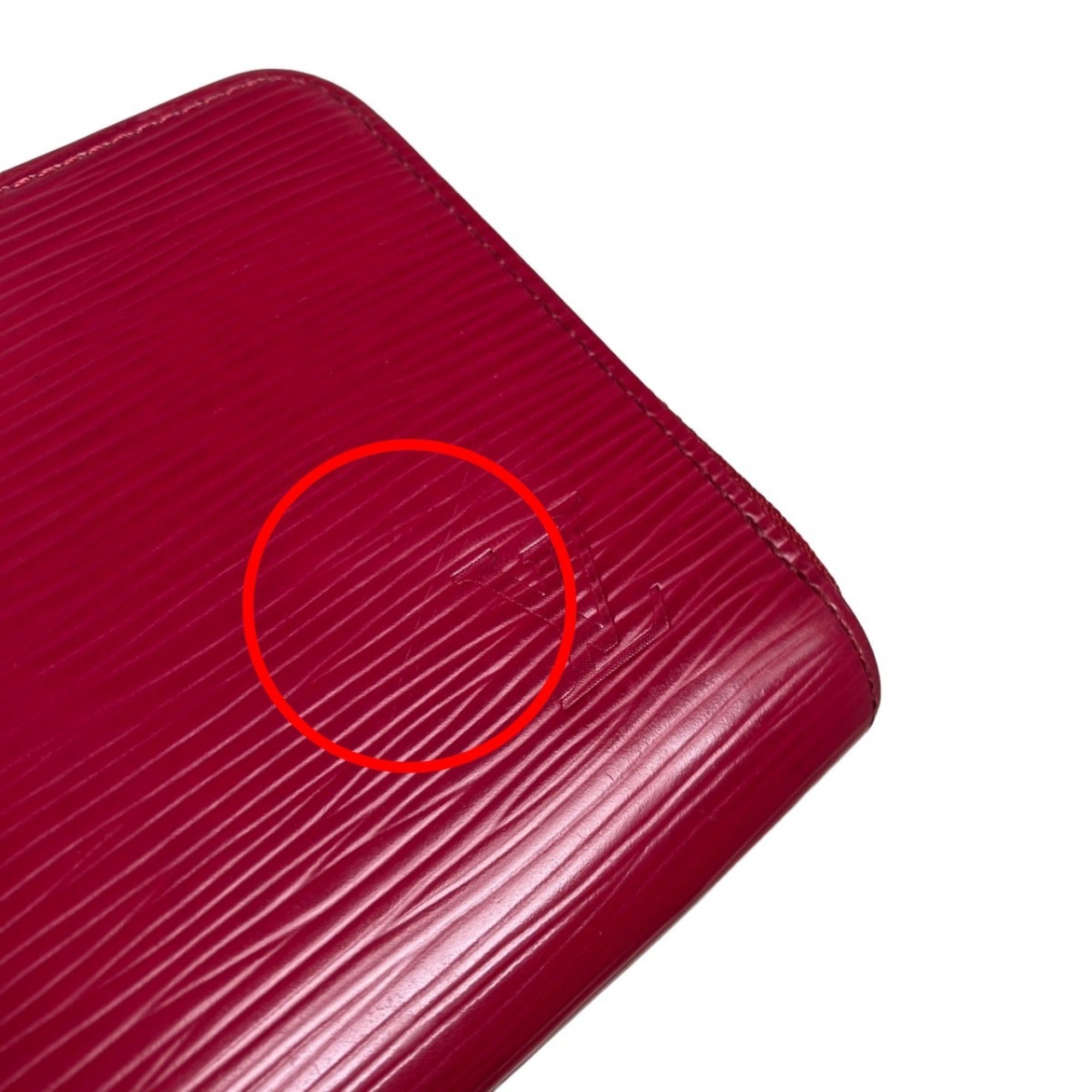Louis Vuitton Fuchsia Epi Leather Long Wallet (Bi-Fold) (Pre-Owned)