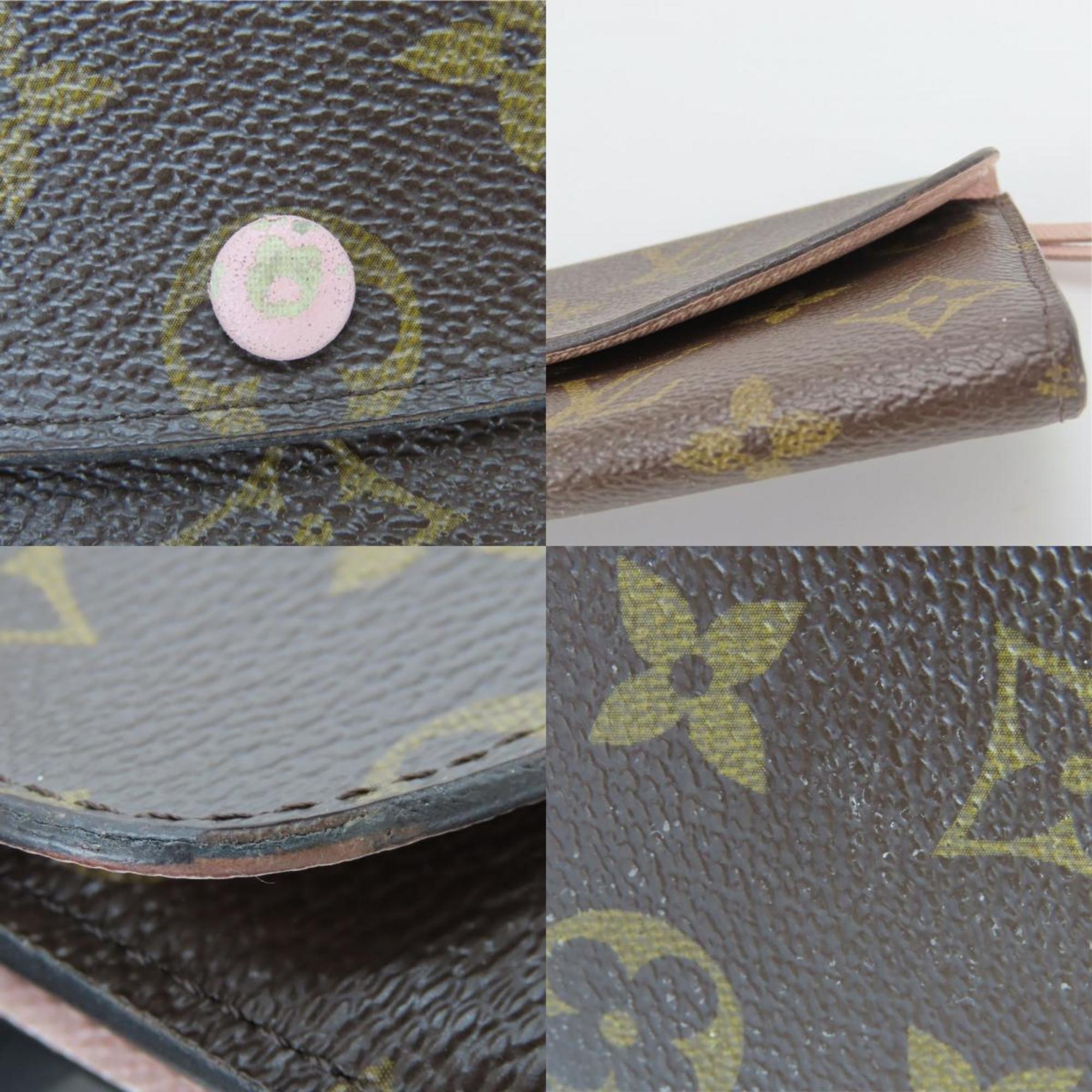 Louis Vuitton Brown Rose Ballerine Monogram Long Wallet (Bi-Fold) (Pre-Owned)
