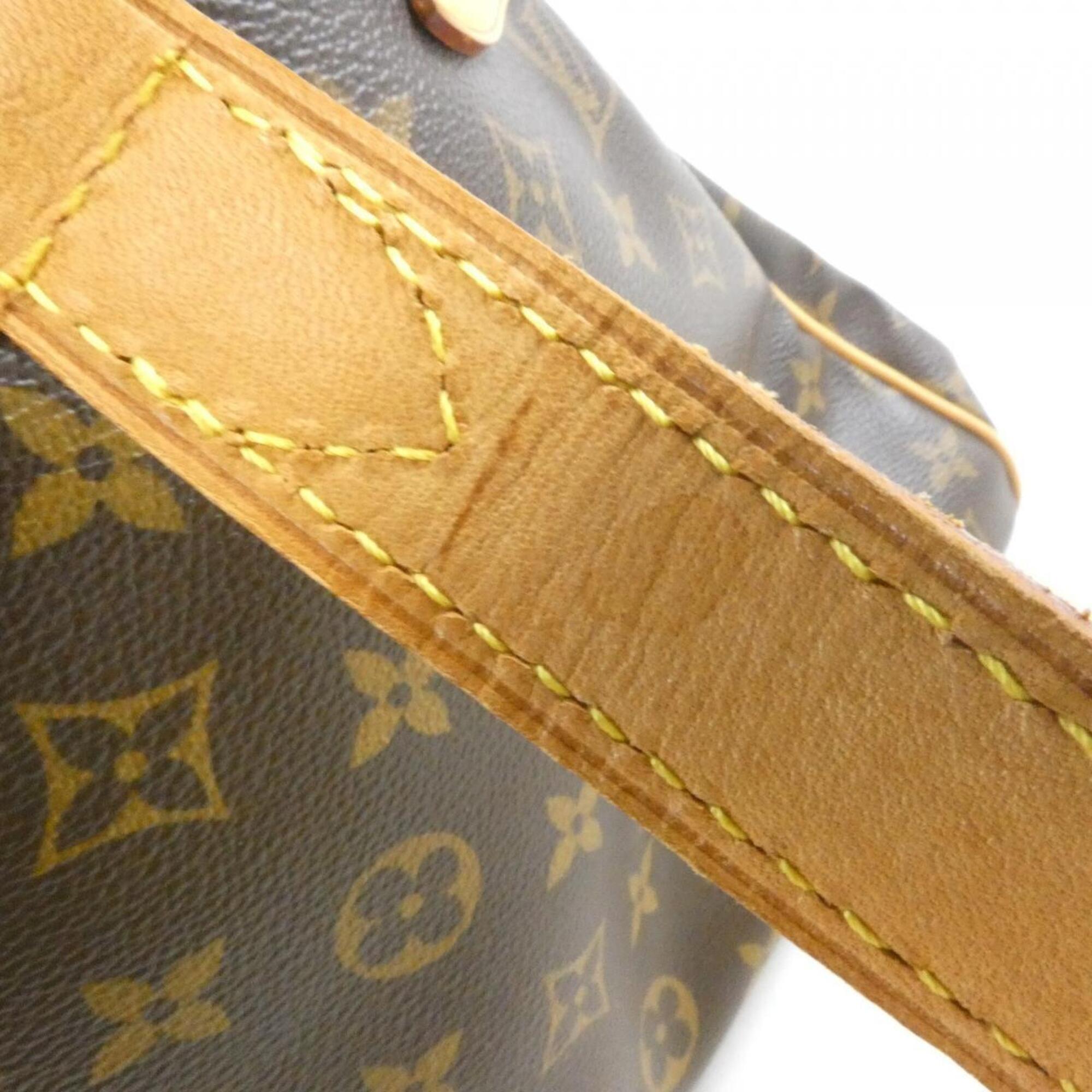 Louis Vuitton Monogram Marron Coated Canvas Handbag (Pre-Owned)