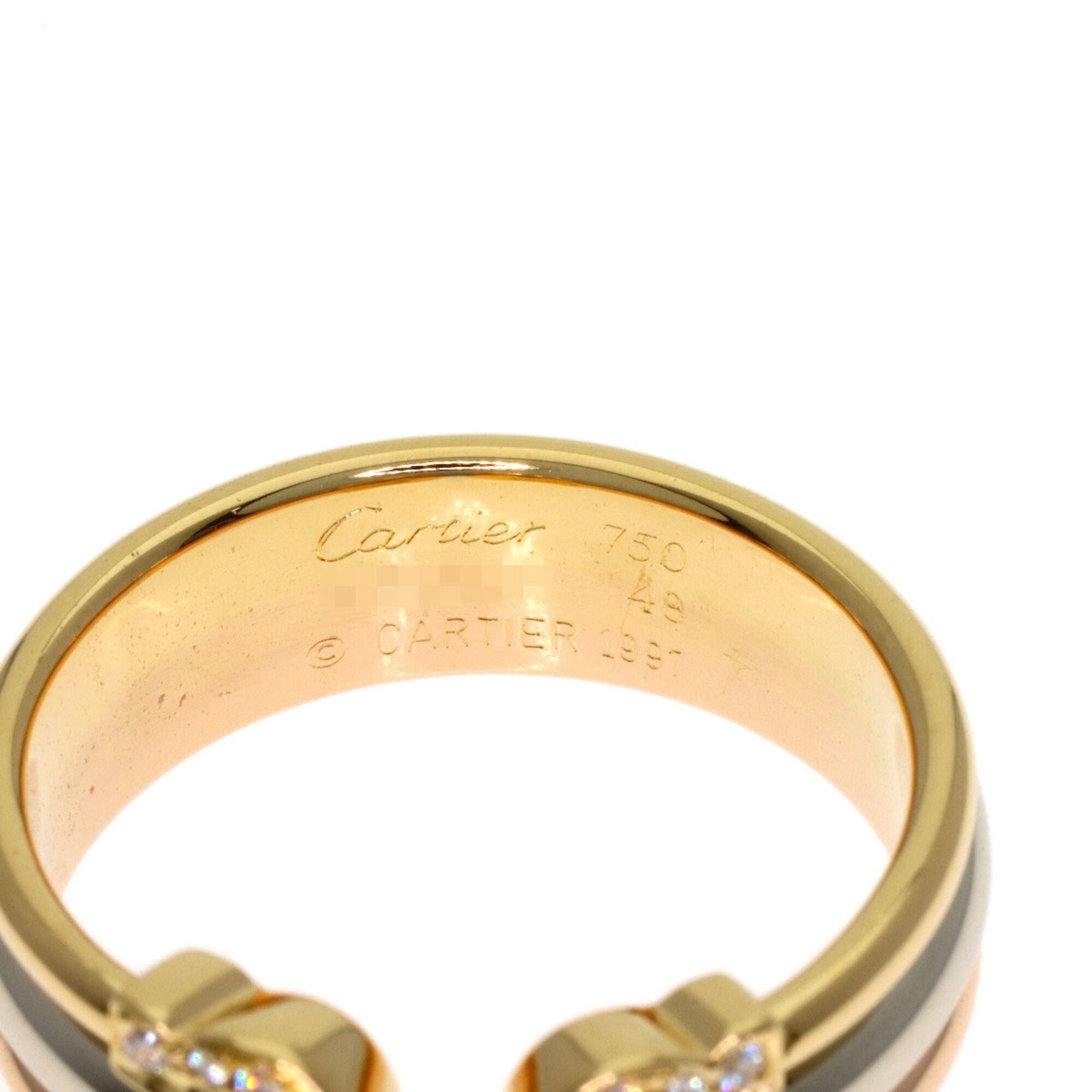 Cartier Yellow Gold (18K) Pink Gold (18K) White Gold (18K) Band Ring (Pre-Owned)