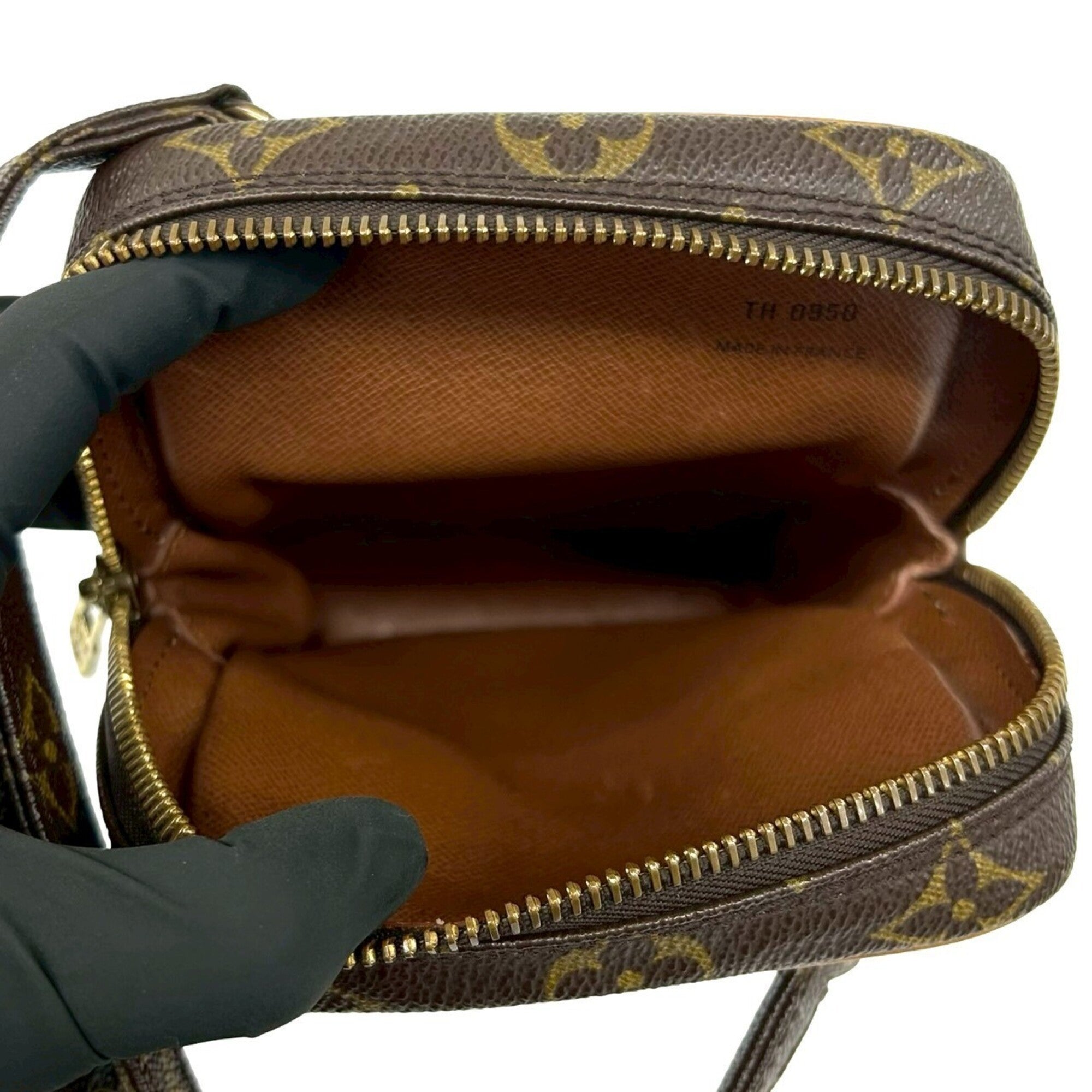 Louis Vuitton Brown Leather Pvc Pochette Shoulder Bag (Pre-Owned)