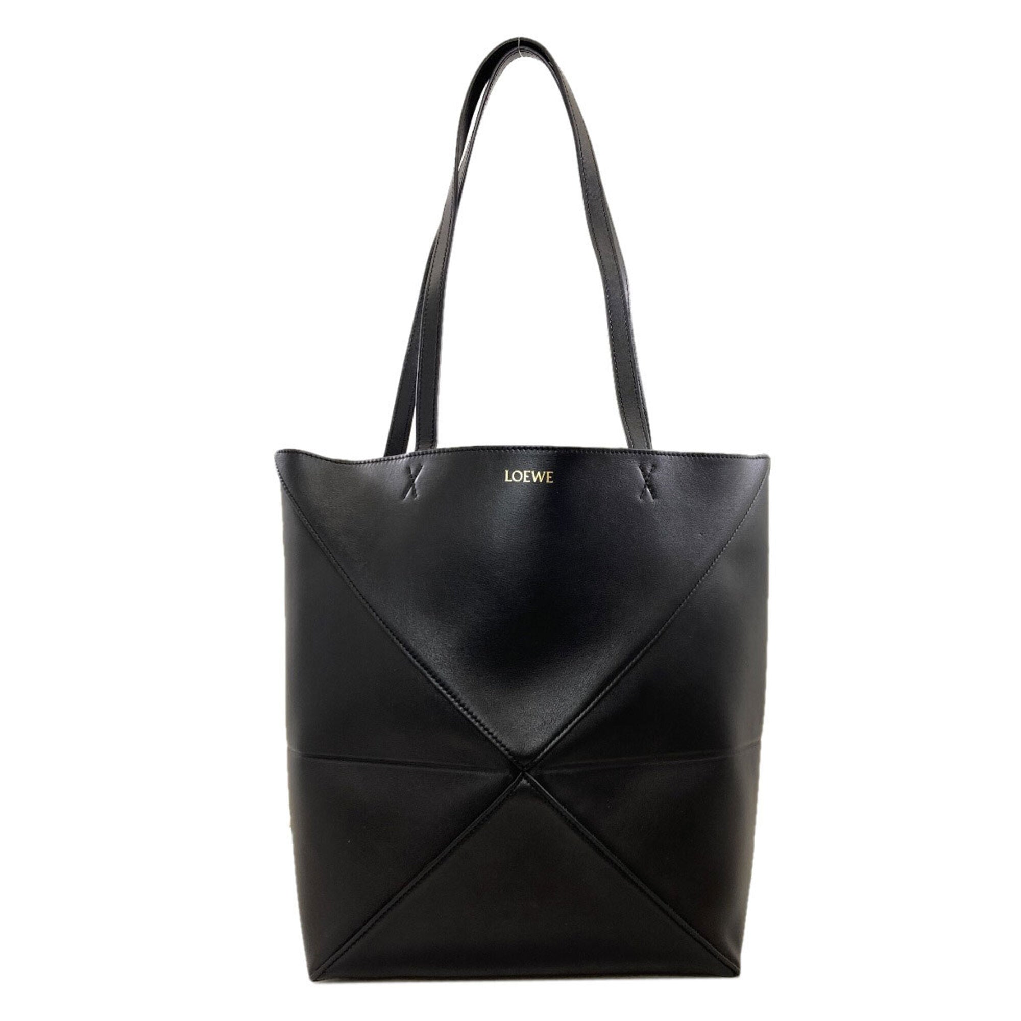 Loewe Black Leather Tote Bag (Pre-Owned)