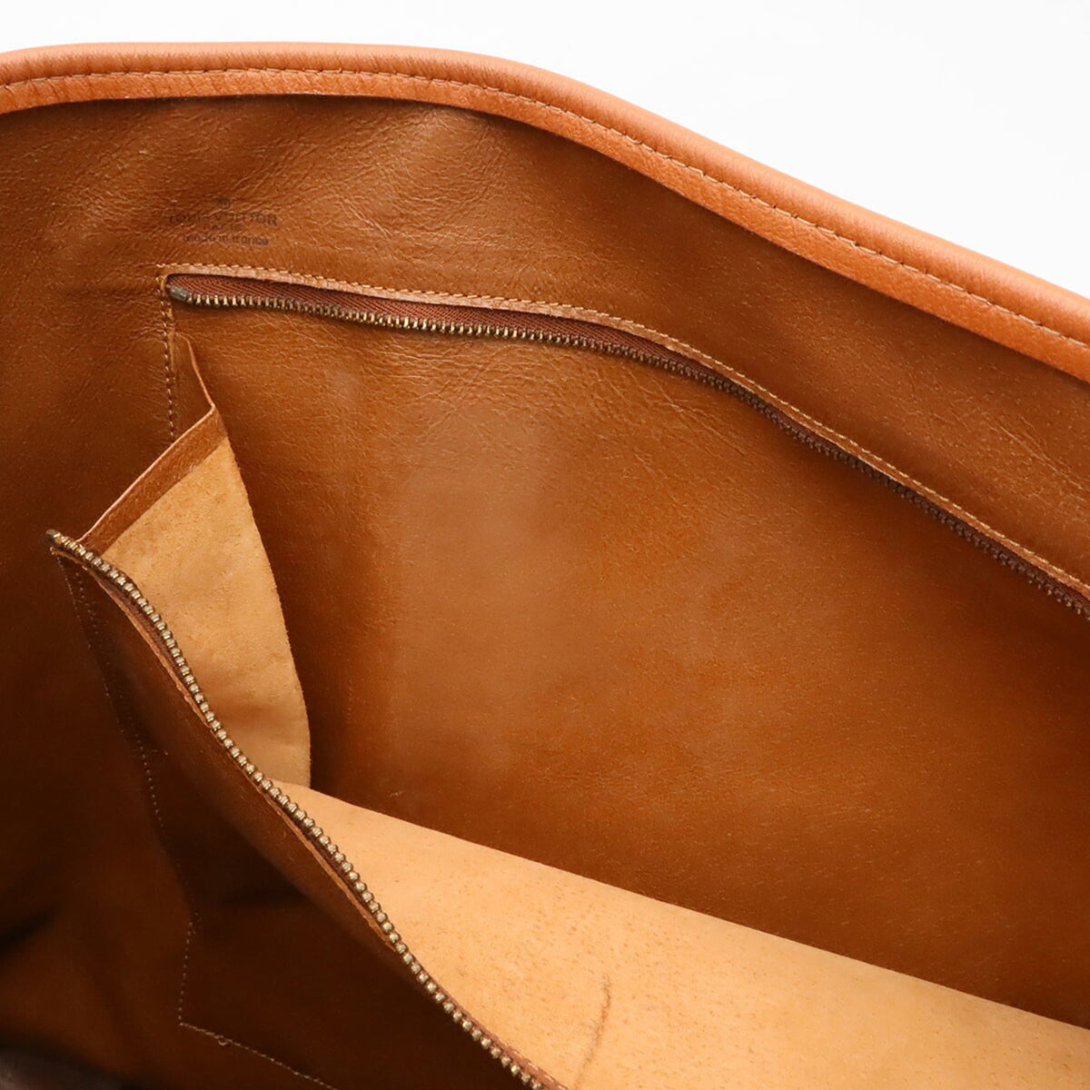 Louis Vuitton Brown Vinyl Tote Bag (Pre-Owned)