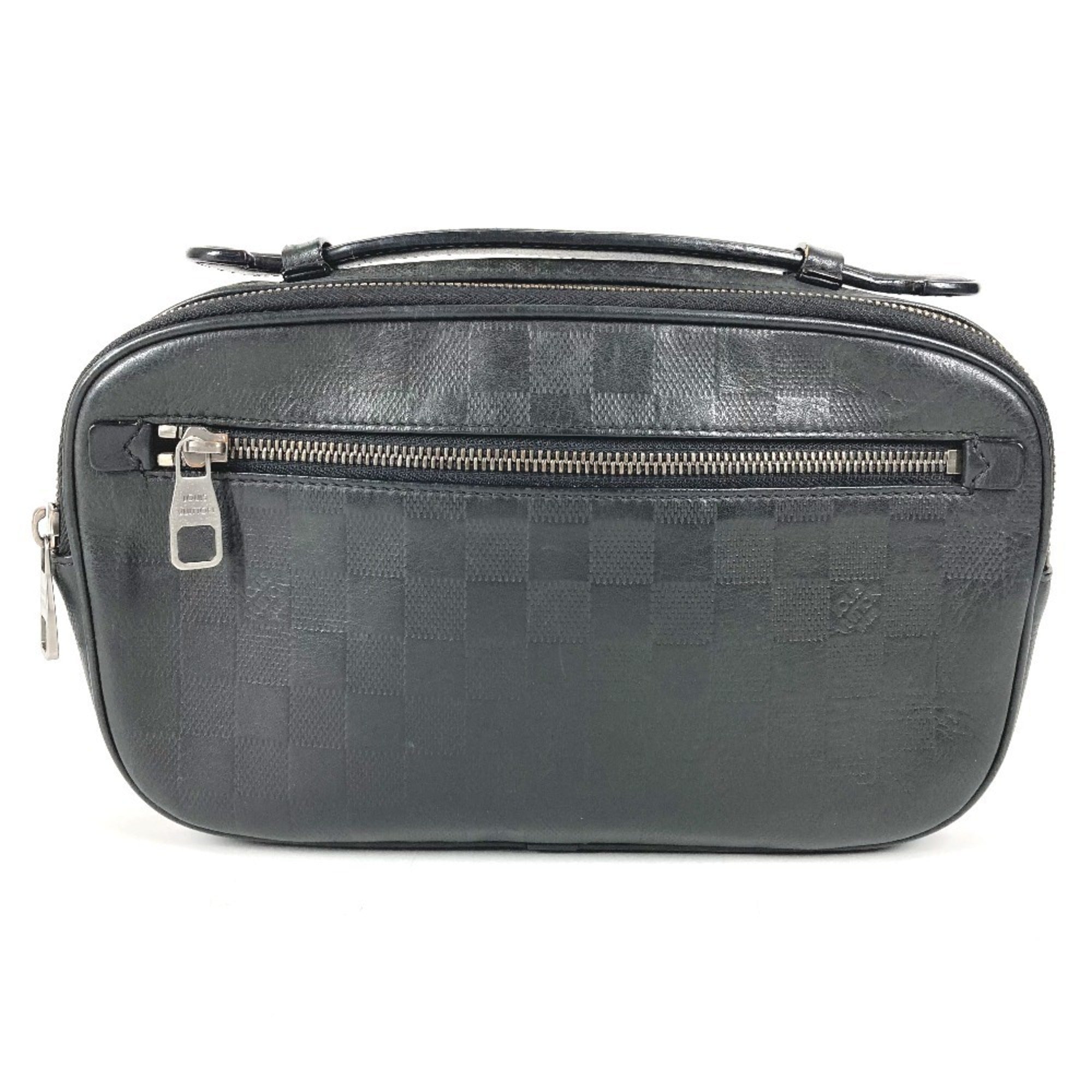 Louis Vuitton Black Onyx Damier Infini Handbag Sling Bag (Pre-Owned)