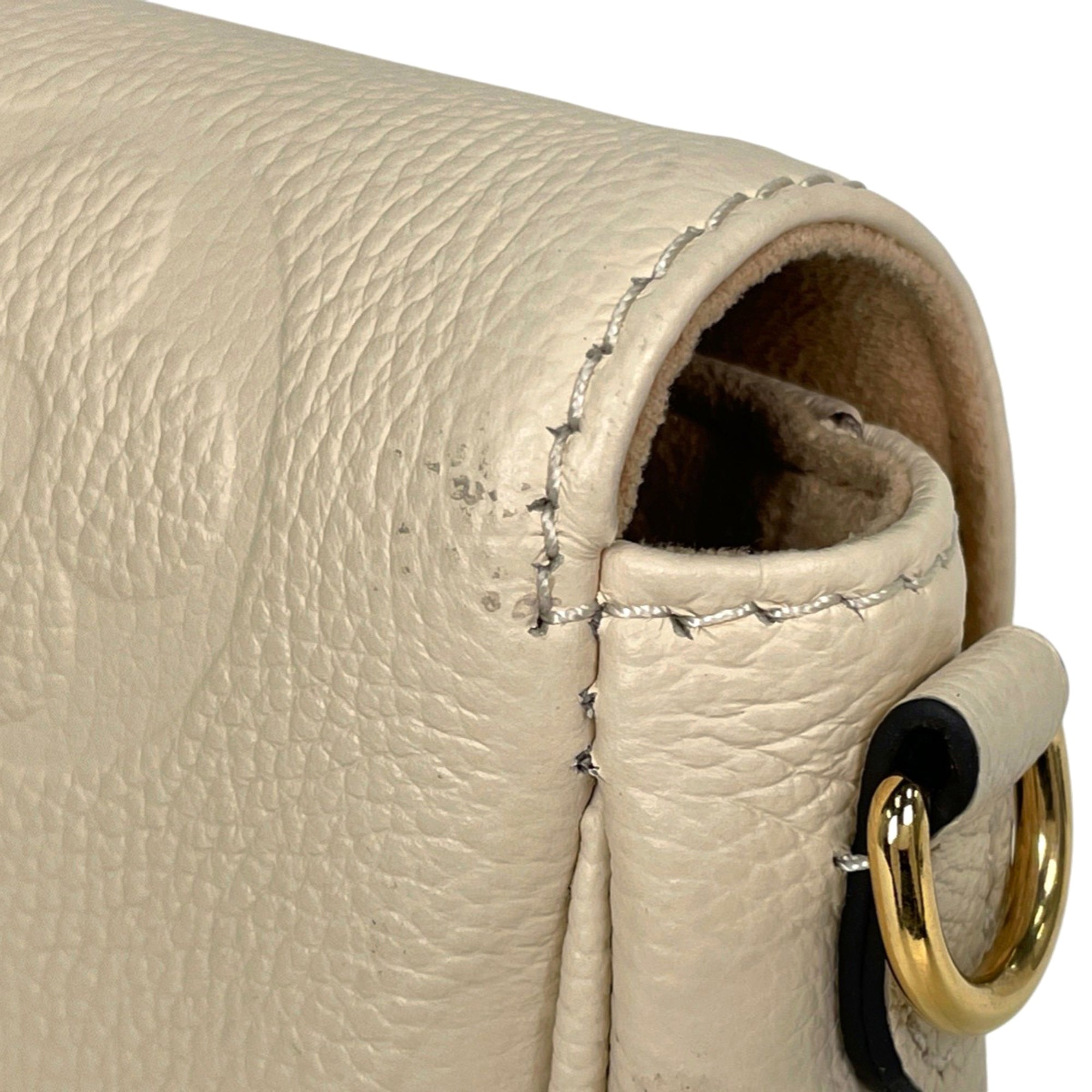 Louis Vuitton White Monogram Empreinte Shoulder Bag (Pre-Owned)