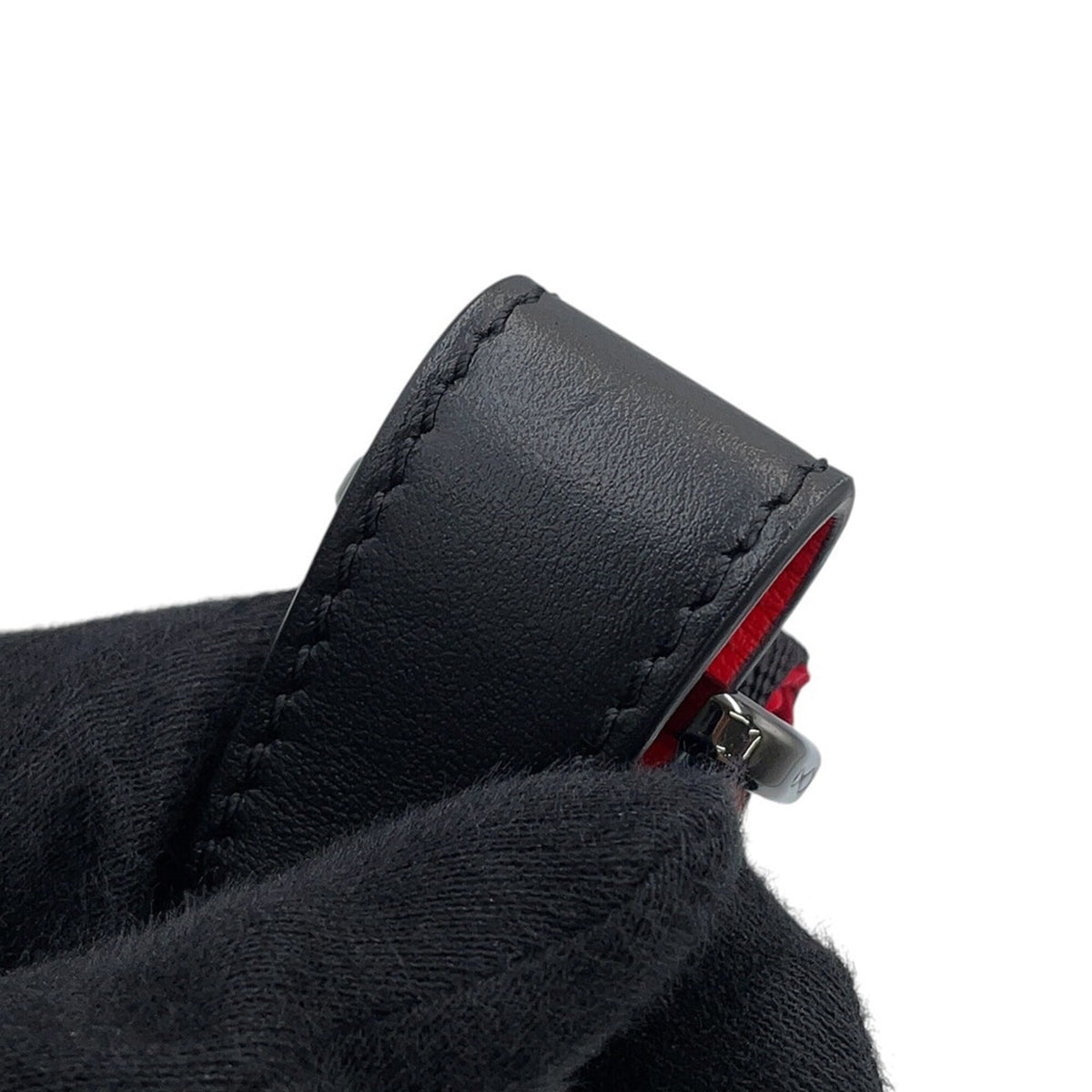 Christian Louboutin Black Leather Handbag (Pre-Owned)