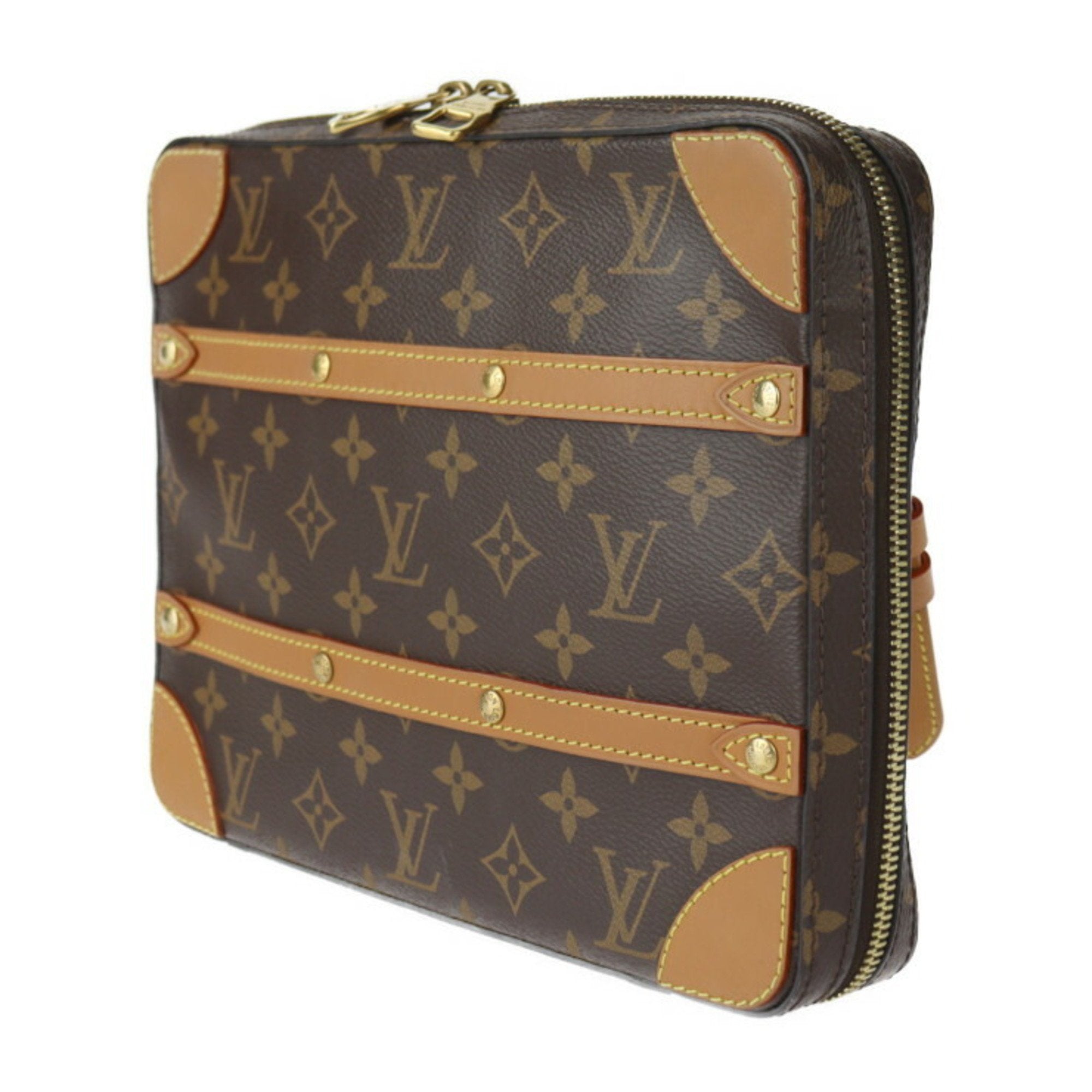 Louis Vuitton Monogram Brown Monogram Monogram Leather Shoulder Bag (Pre-Owned)