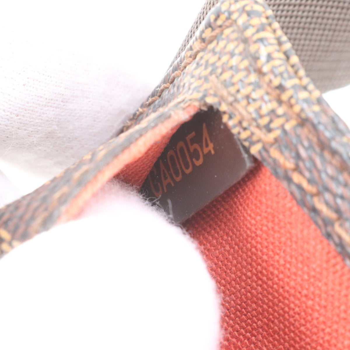 Louis Vuitton Ebene Leather Coated Canvas Shoulder Bag Sling Bag (Pre-Owned)
