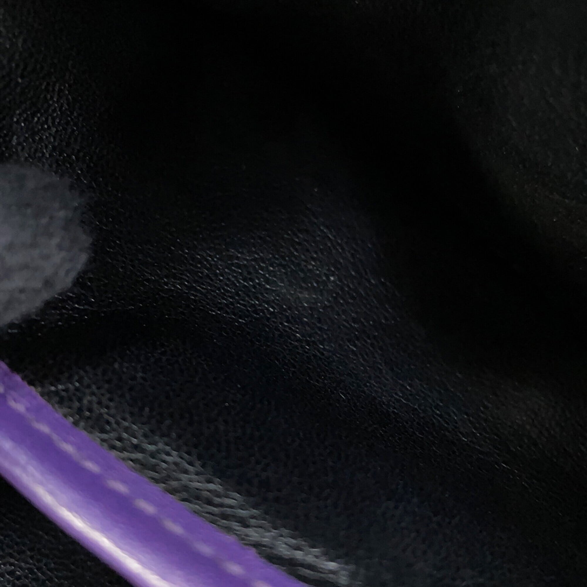 Prada Purple Leather Handbag Shoulder Bag (Pre-Owned)