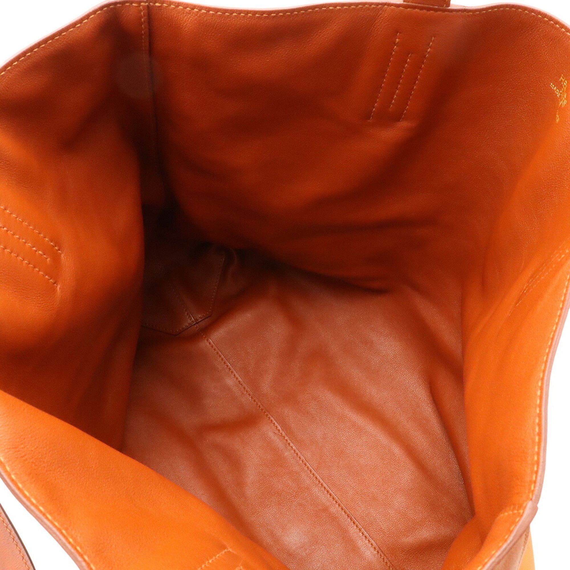 Hermes Brown Multi-Color Shoulder Bag Tote Bag (Pre-Owned)