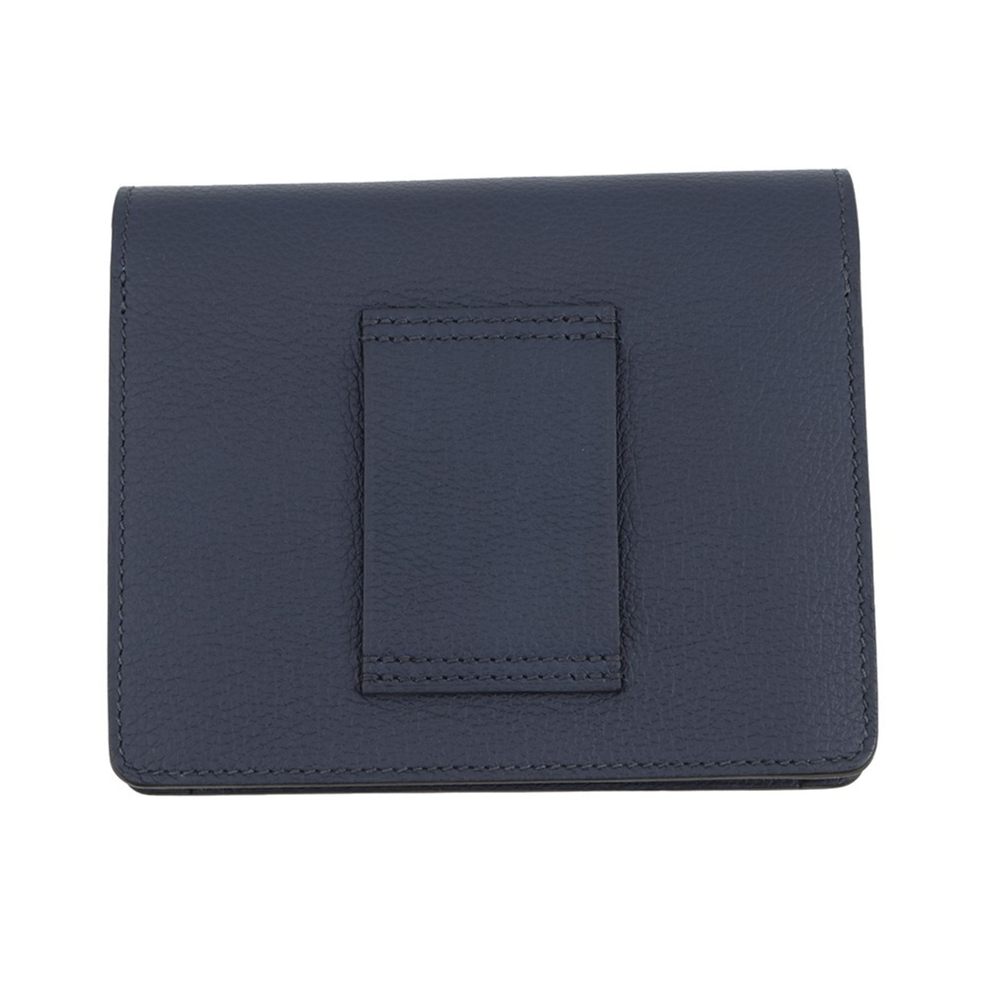 Hermes Blue Nuit Coin Purse/Coin Case (Pre-Owned)
