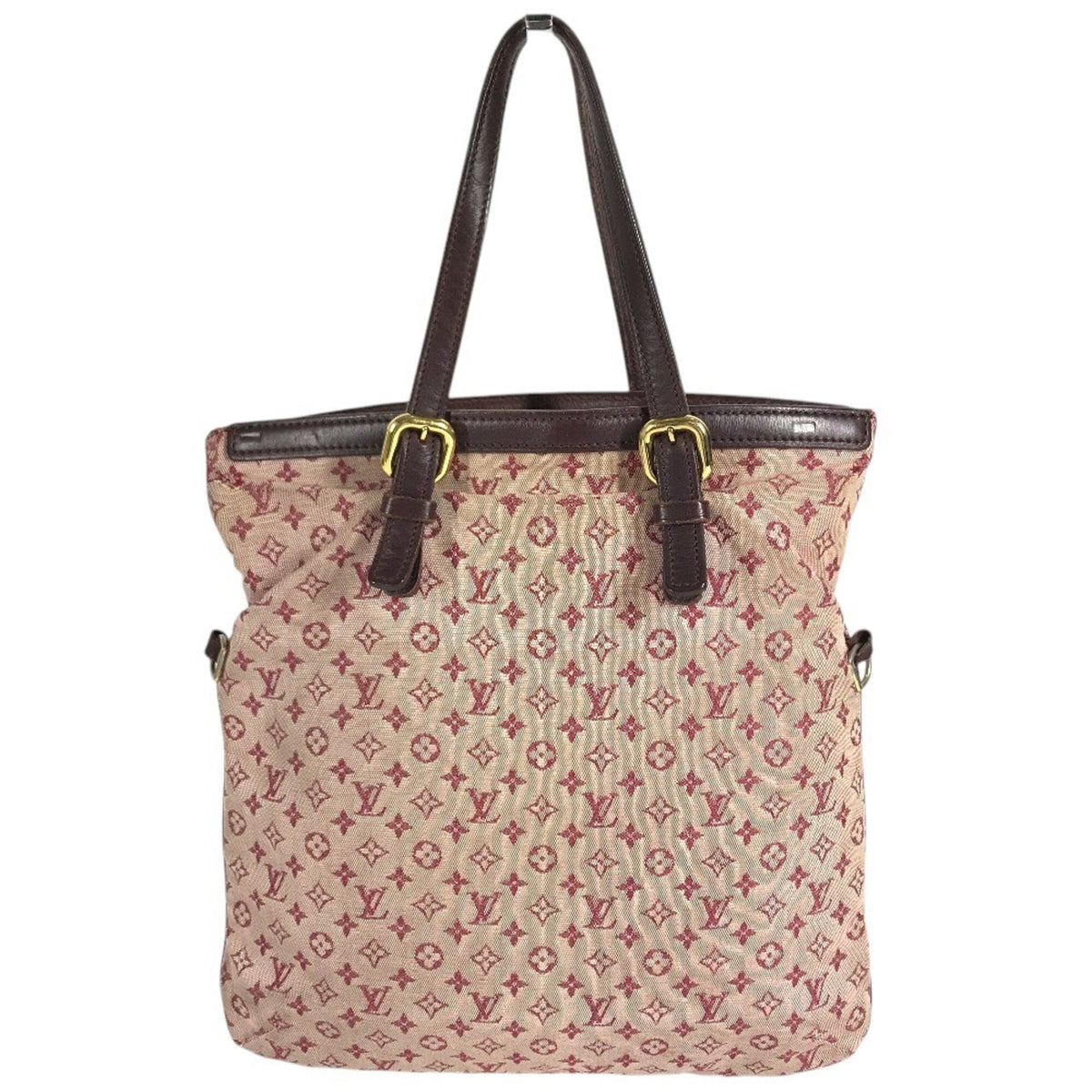 Louis Vuitton Cerise Red Color Monogram Mini Handbag Tote Bag (Pre-Owned)