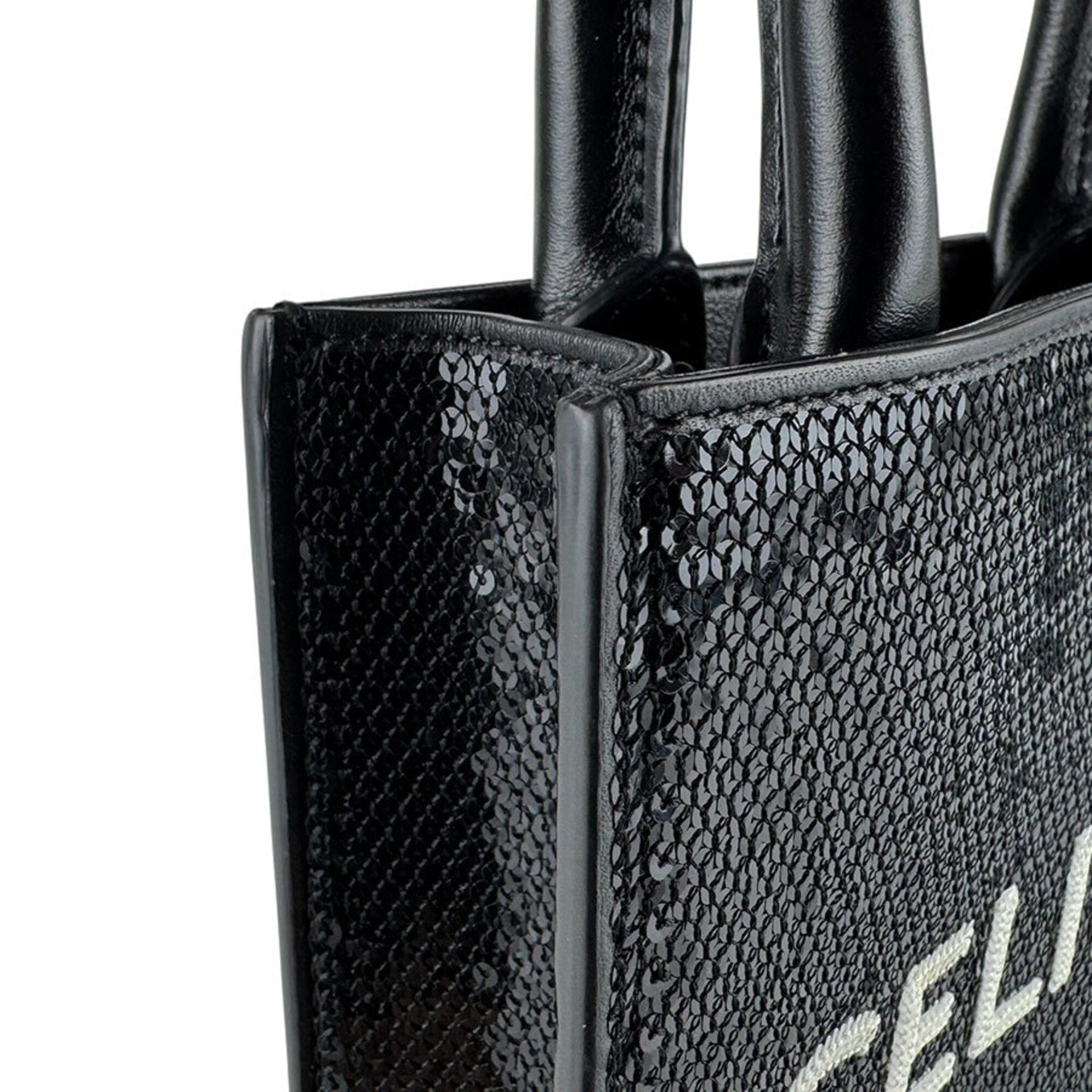 Celine Black Spangles Leather Shoulder Bag (Pre-Owned)