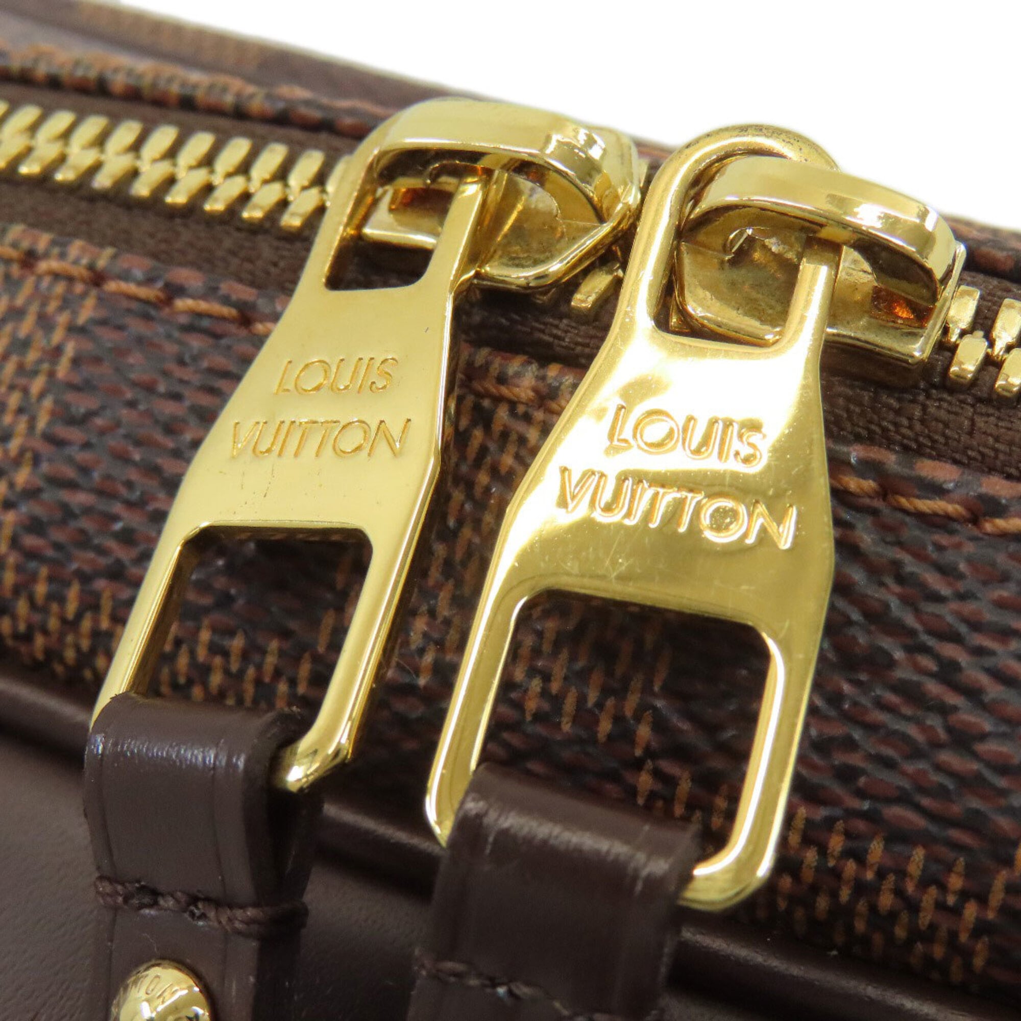 Louis Vuitton Brown Damier Canvas Ebene Damier Canvas Handbag (Pre-Owned)