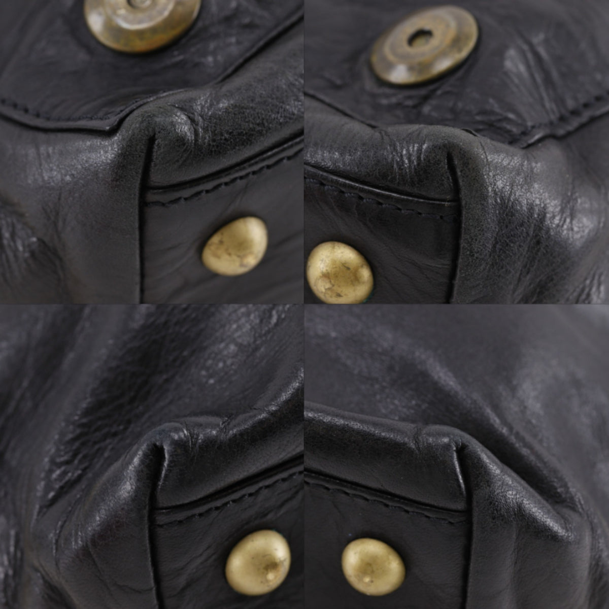 Bally Black Yellow Leather Shoulder Bag (Pre-Owned)