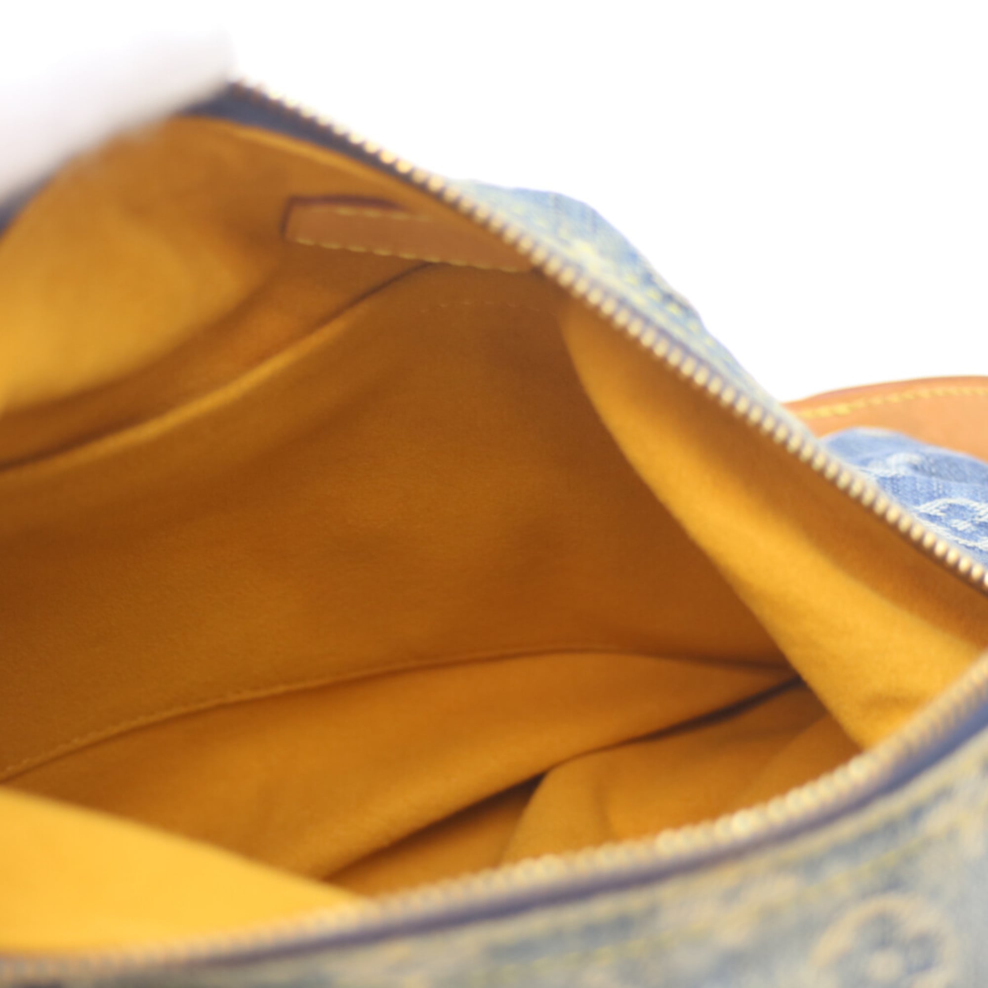 Louis Vuitton Blue Monogram Denim Shoulder Bag (Pre-Owned)
