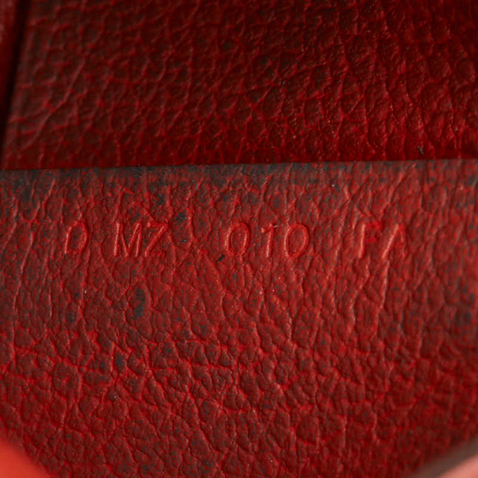 Hermes Red Color Leather Coin Purse/Coin Case (Pre-Owned)