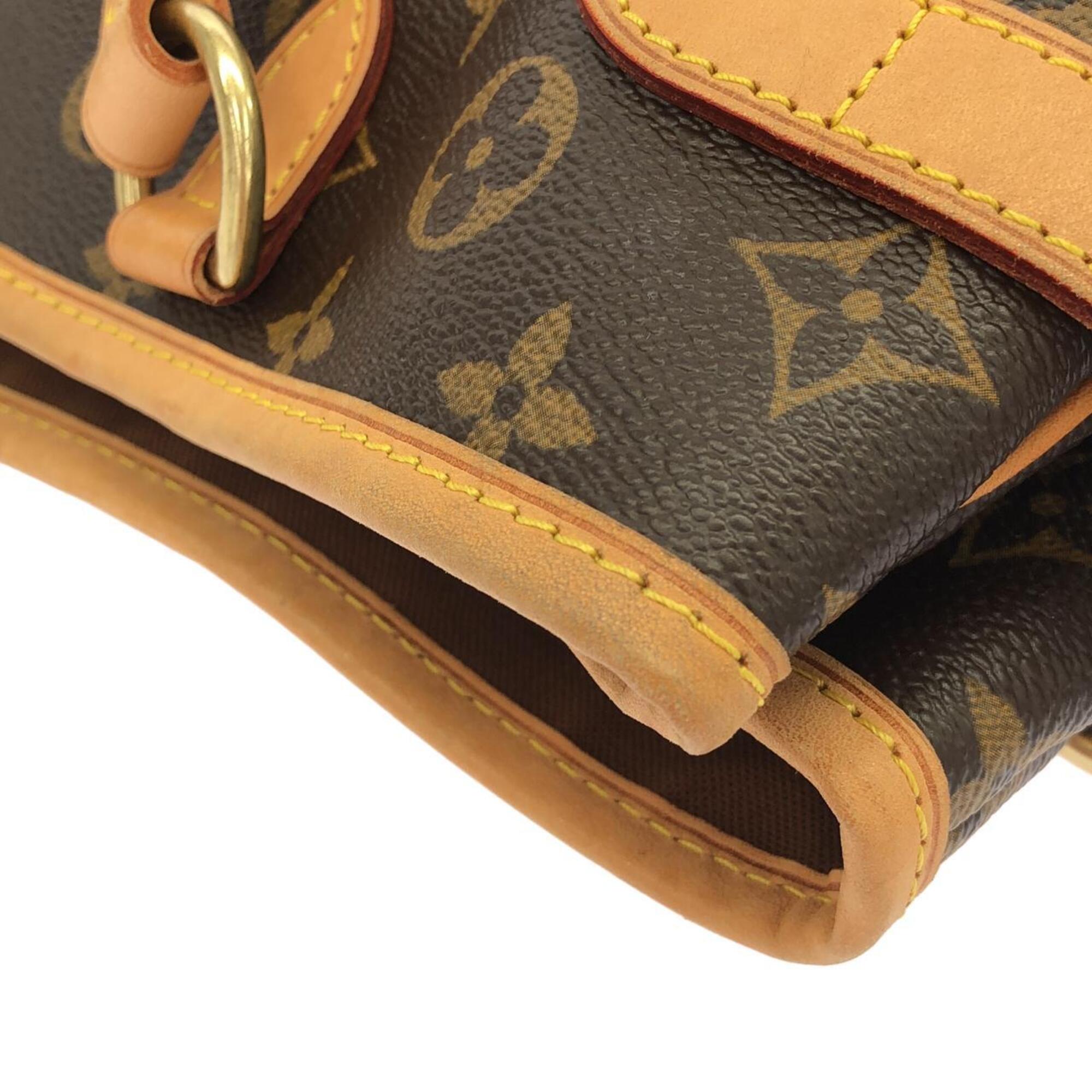 Louis Vuitton Marron Coated Canvas Handbag (Pre-Owned)