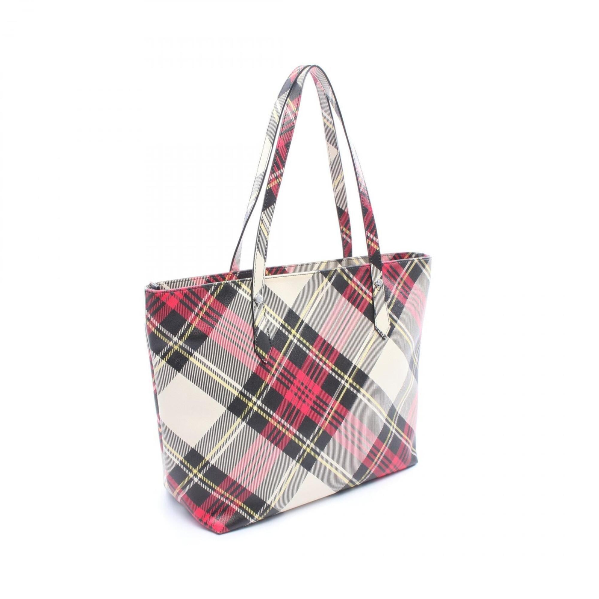 Vivienne Westwood Black Multi-Color Pink Handbag Tote Bag (Pre-Owned)