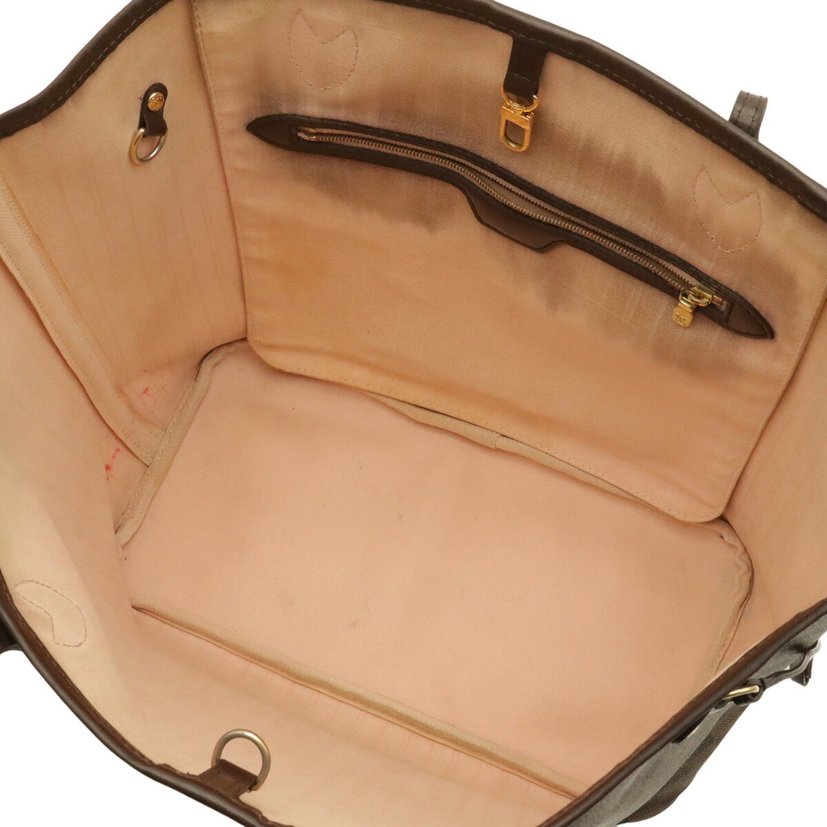 Louis Vuitton Brown Suede Pvc Shoulder Bag Tote Bag (Pre-Owned)