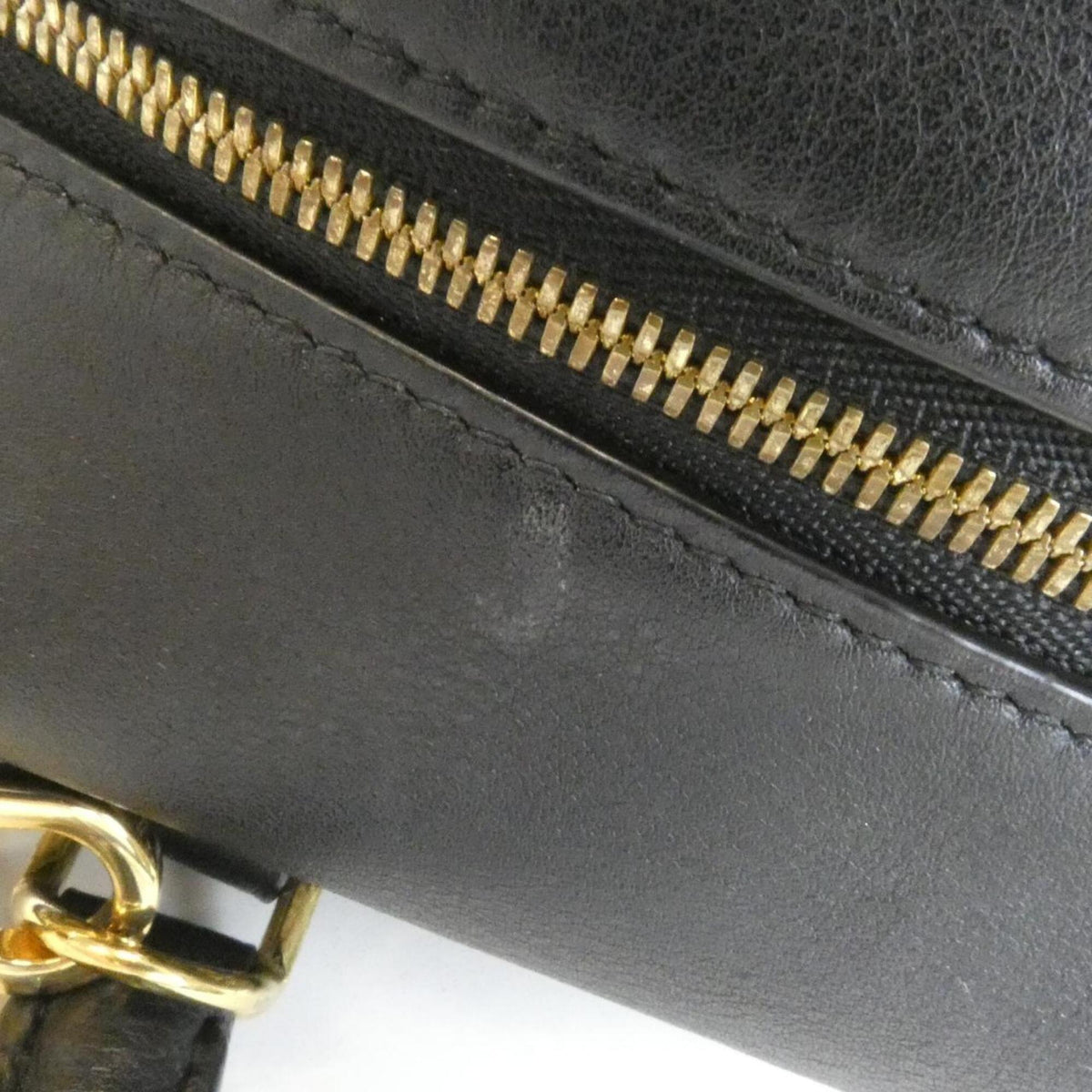 Loewe Black Navy Canvas Leather Handbag (Pre-Owned)