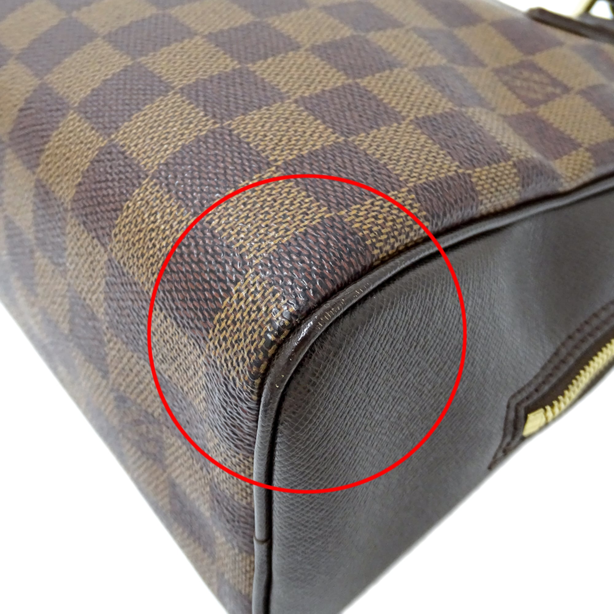 Louis Vuitton Brown Damier Canvas Galle Damier Canvas Handbag (Pre-Owned)