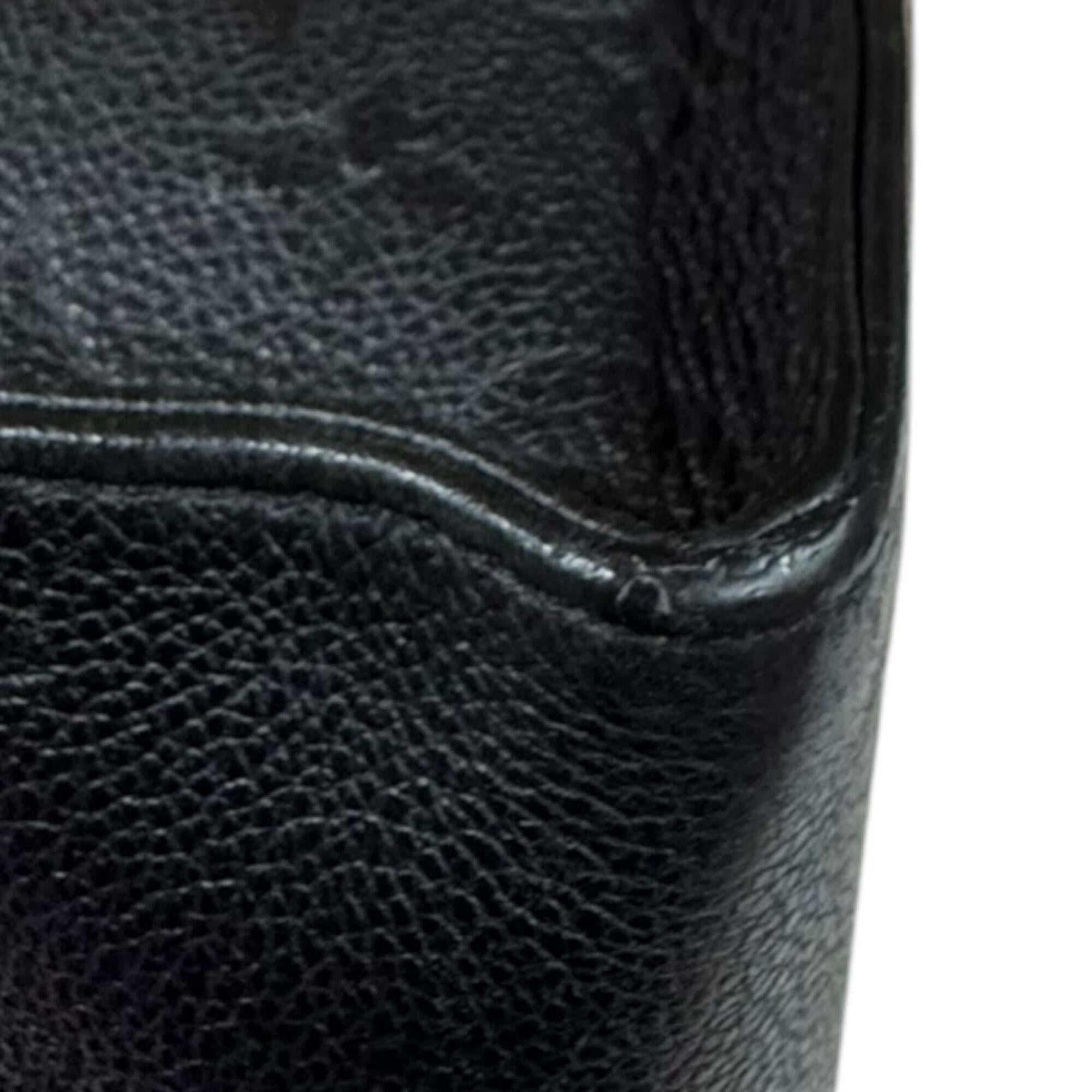 Louis Vuitton Black Noir Monogram Empreinte Shoulder Bag (Pre-Owned)
