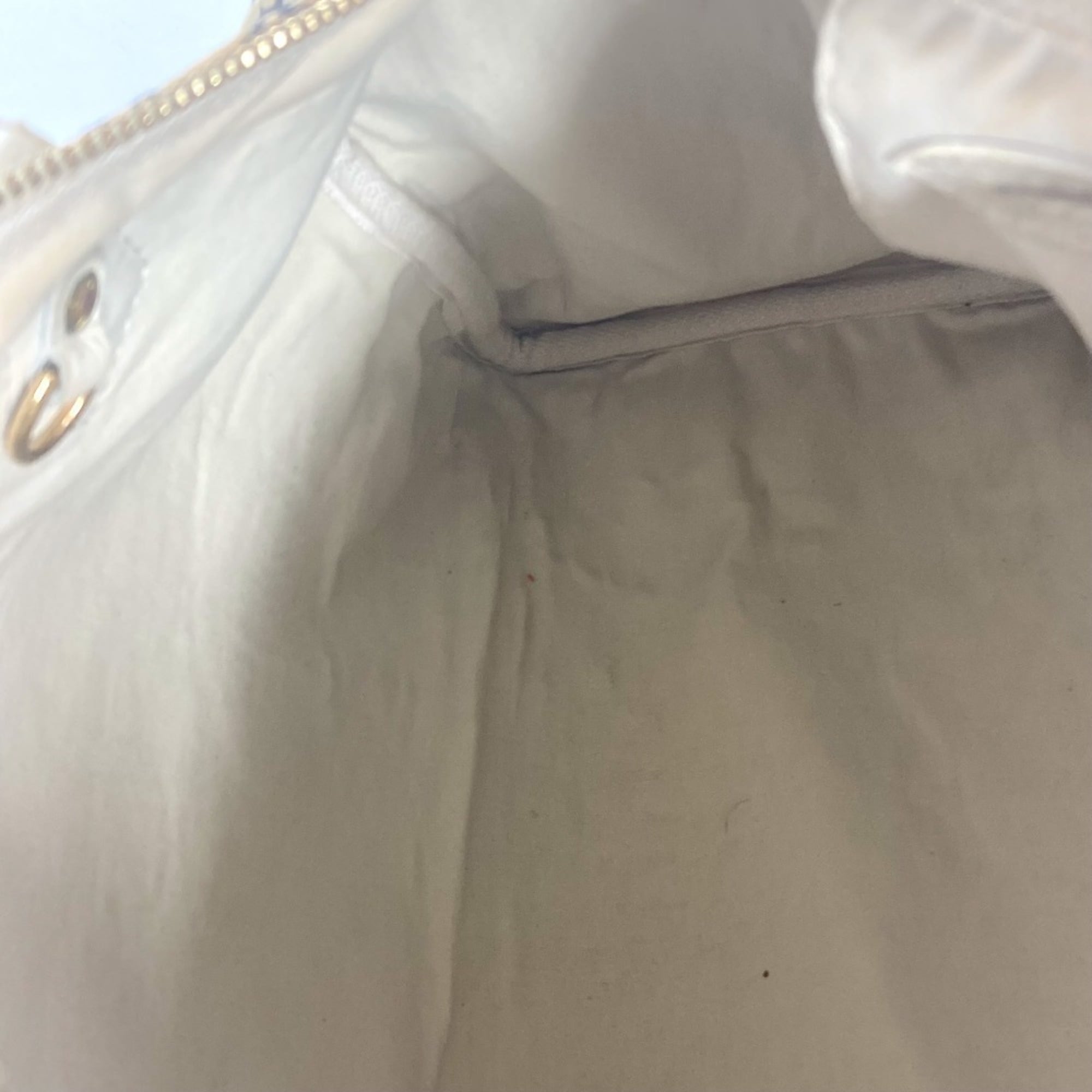 Louis Vuitton Monogram Mini Lin Navy White Monogram Mini Lin Boston Bag Handbag (Pre-Owned)