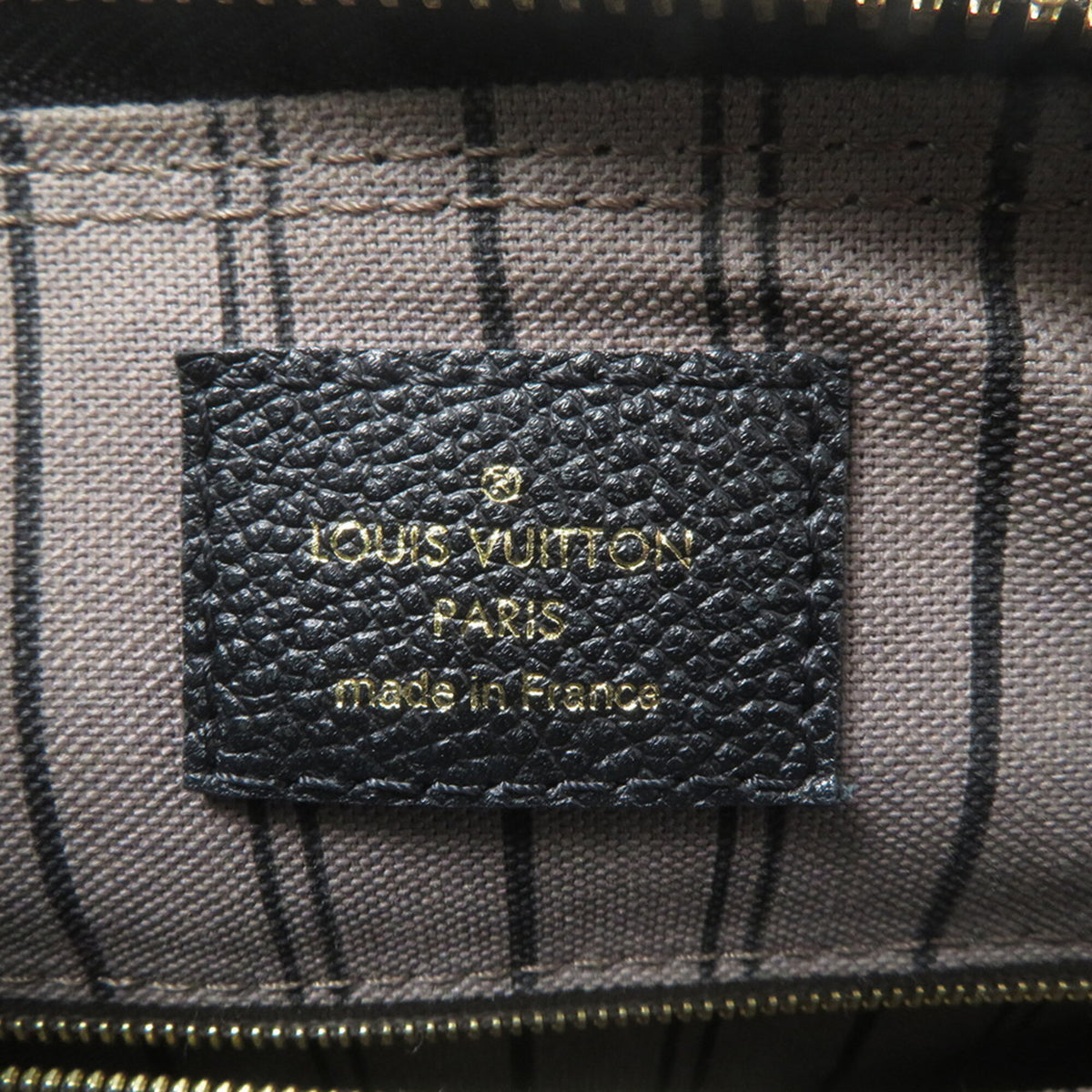 Louis Vuitton Noir Monogram Empreinte Handbag (Pre-Owned)