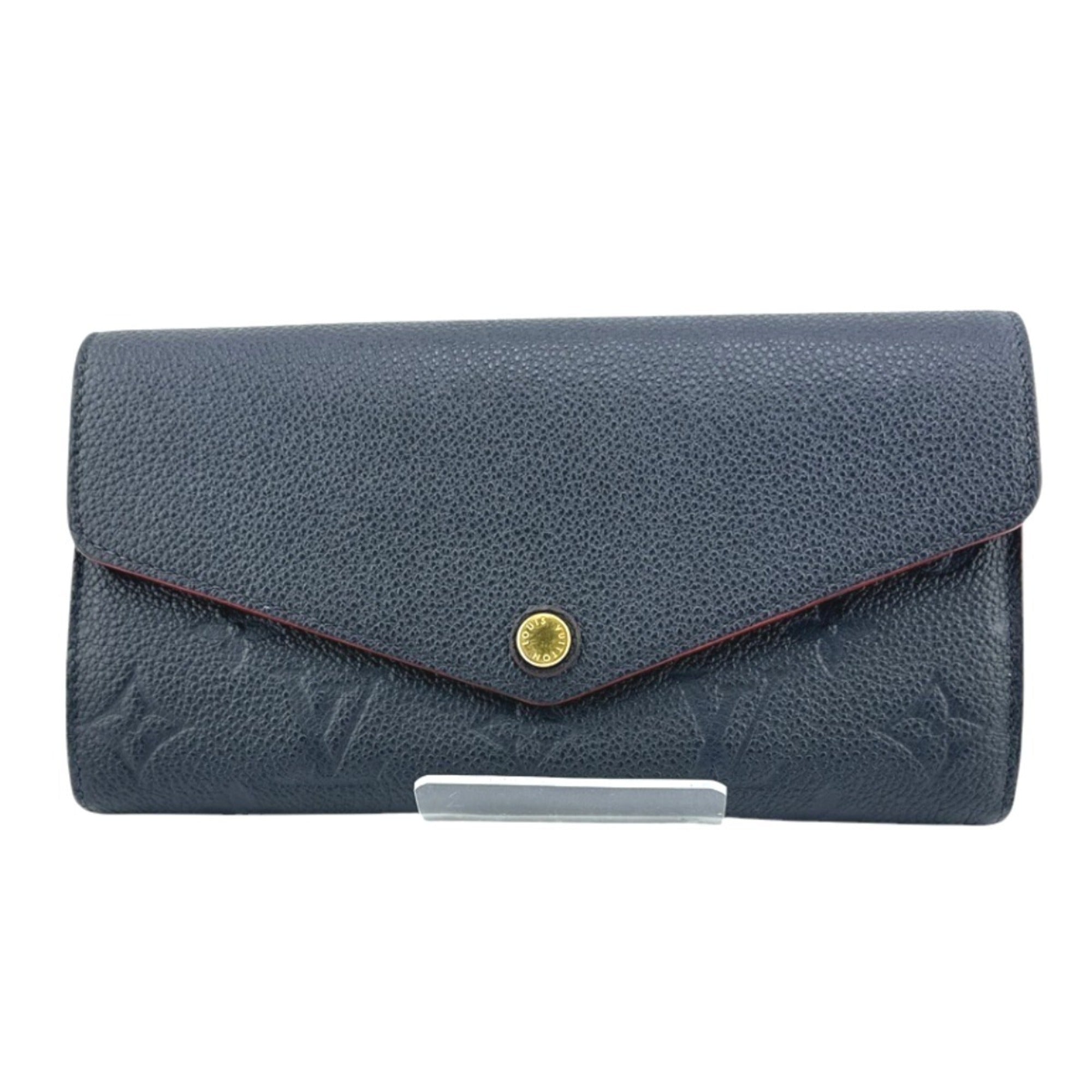 Louis Vuitton Marine Rouge Monogram Empreinte Long Wallet (Bi-Fold) (Pre-Owned)