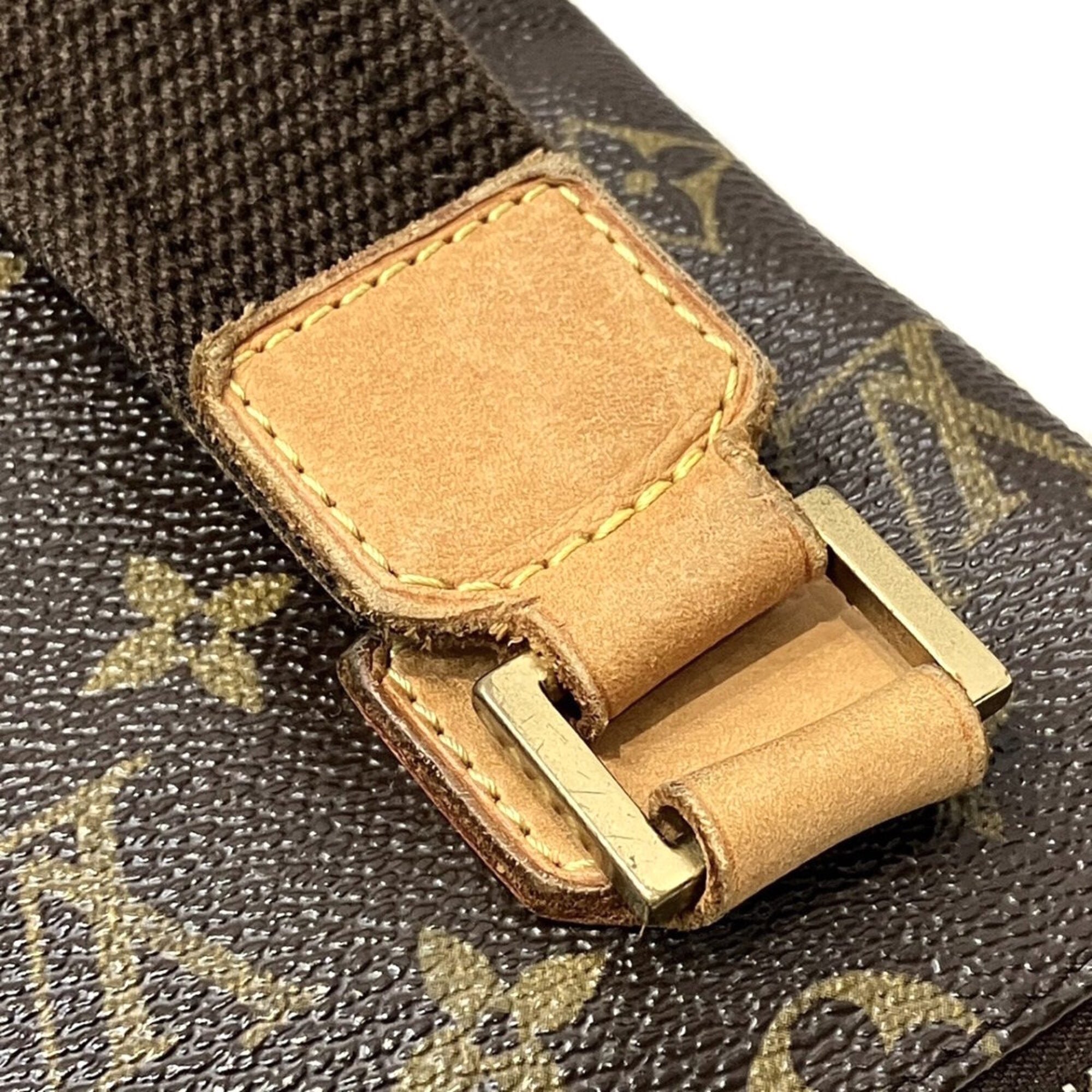 Louis Vuitton Brown Coated Canvas Pochette Shoulder Bag (Pre-Owned)