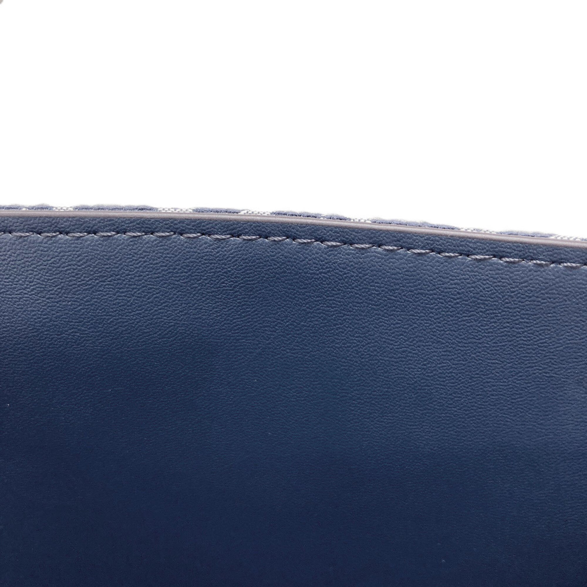 Michael Kors Blue Canvas Handbag (Pre-Owned)