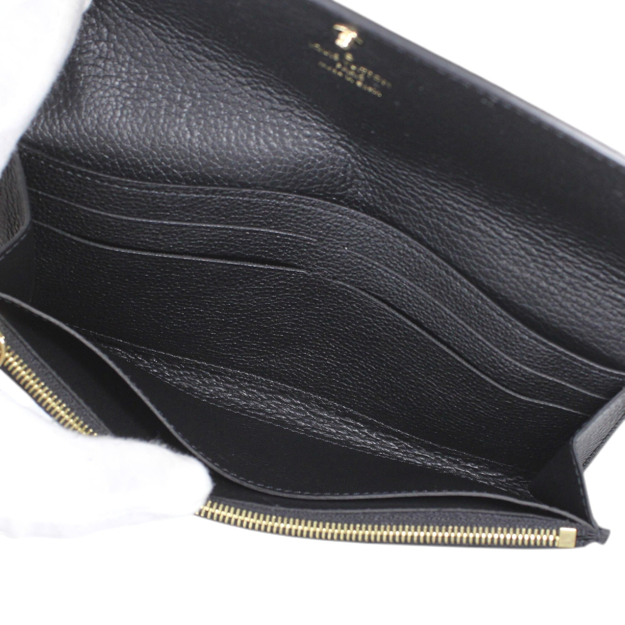 Louis Vuitton Beige Black Monogram Monogram Empreinte Wallet (Bi-Fold) (Pre-Owned)