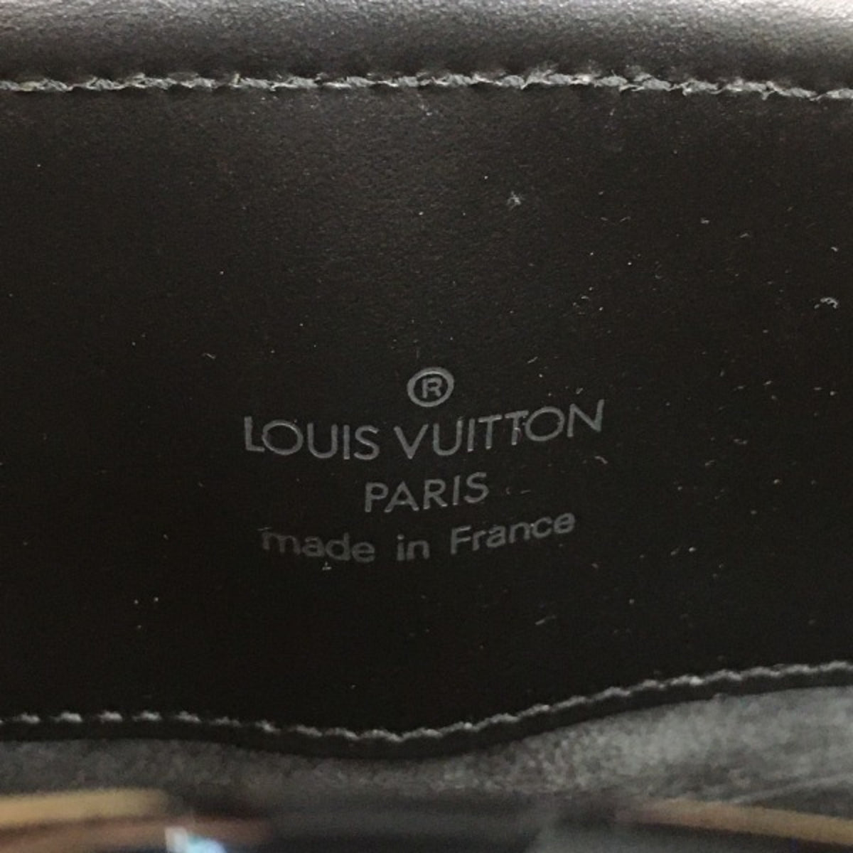 Louis Vuitton Black Noir Epi Leather Handbag (Pre-Owned)