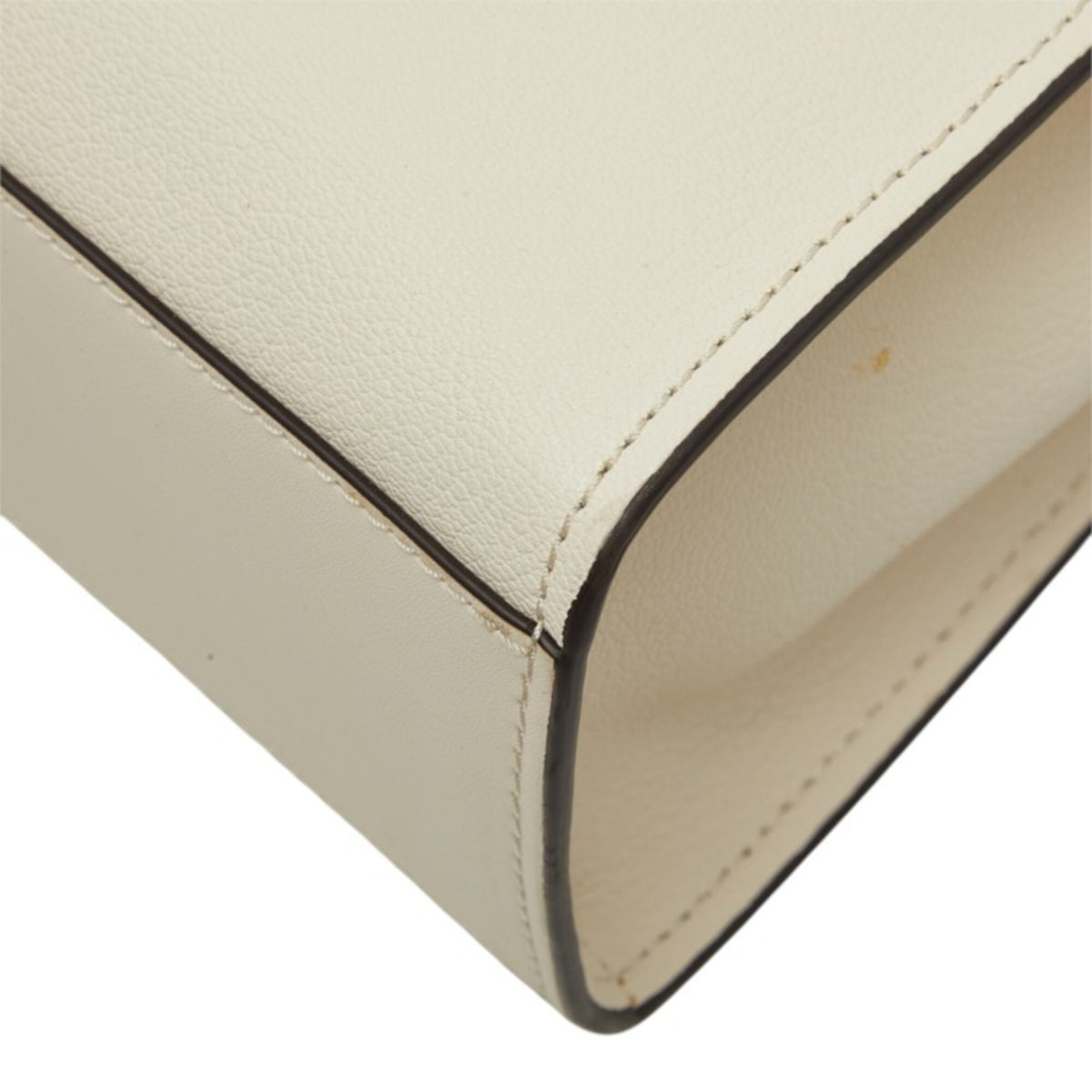 Michael Kors Ivory White Leather Handbag Shoulder Bag (Pre-Owned)
