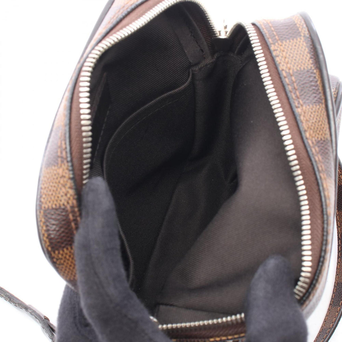 Louis Vuitton Black Brown Multi-Color Coated Canvas Leather Handbag Shoulder Bag (Pre-Owned)