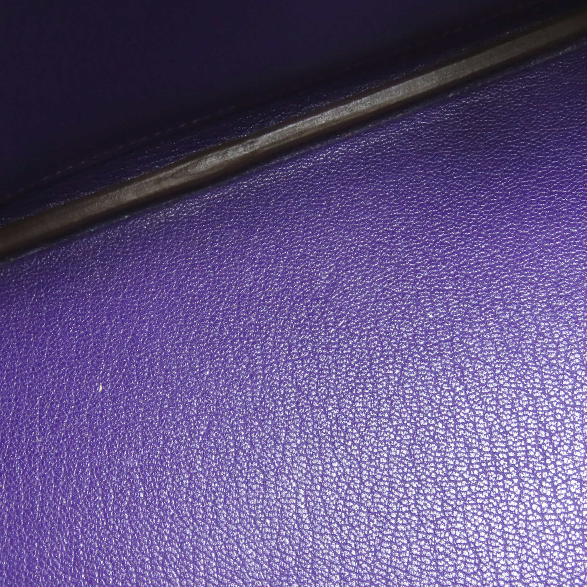 Hermes Purple Epsom Leather Handbag (Pre-Owned)
