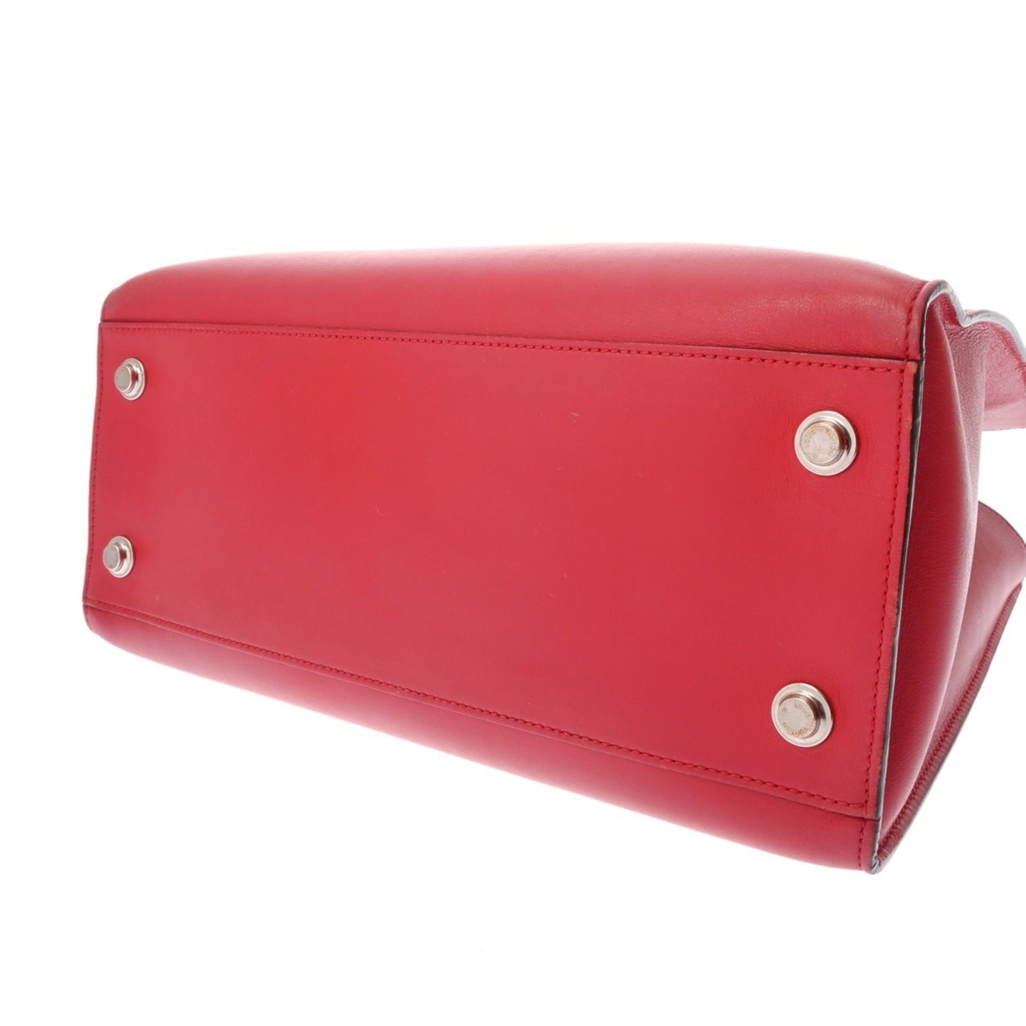 Louis Vuitton Ruby Leather Handbag (Pre-Owned)