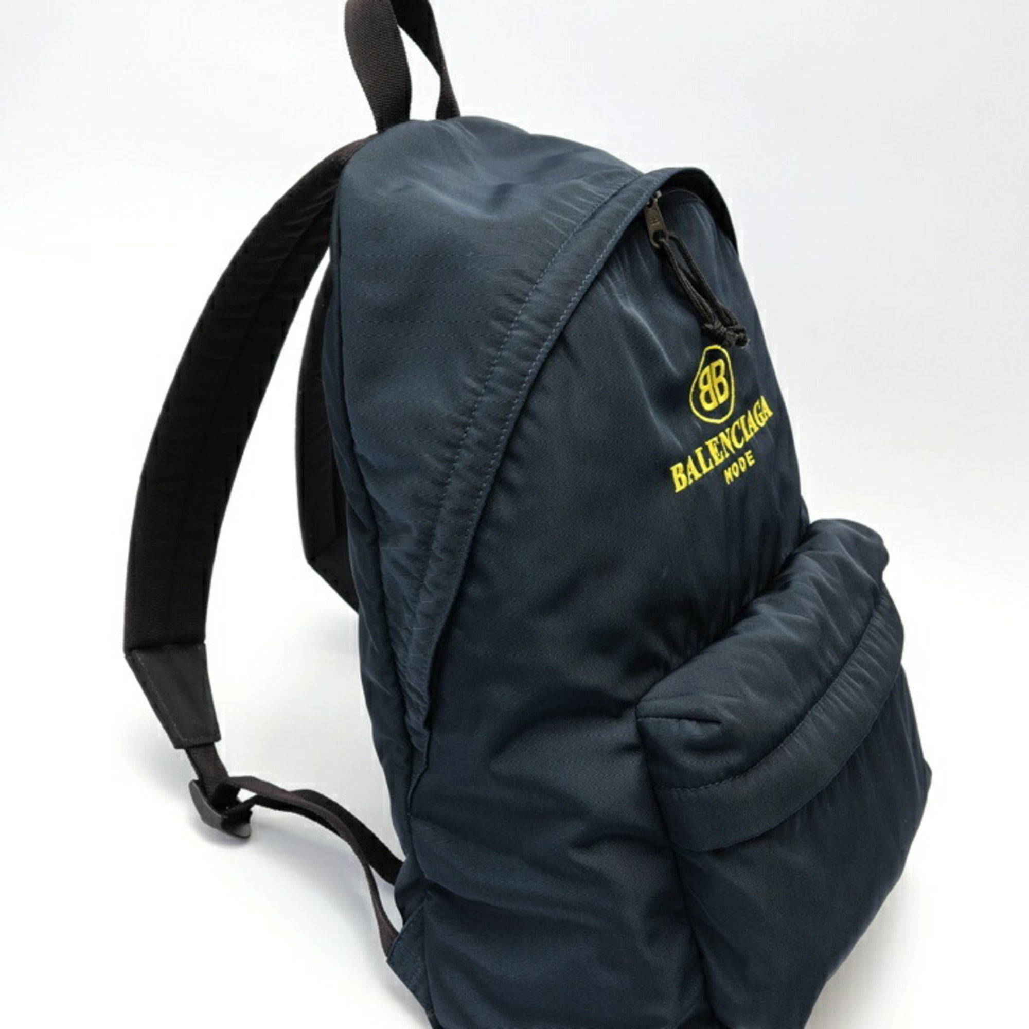 Balenciaga Navy Nylon Backpack (Pre-Owned)