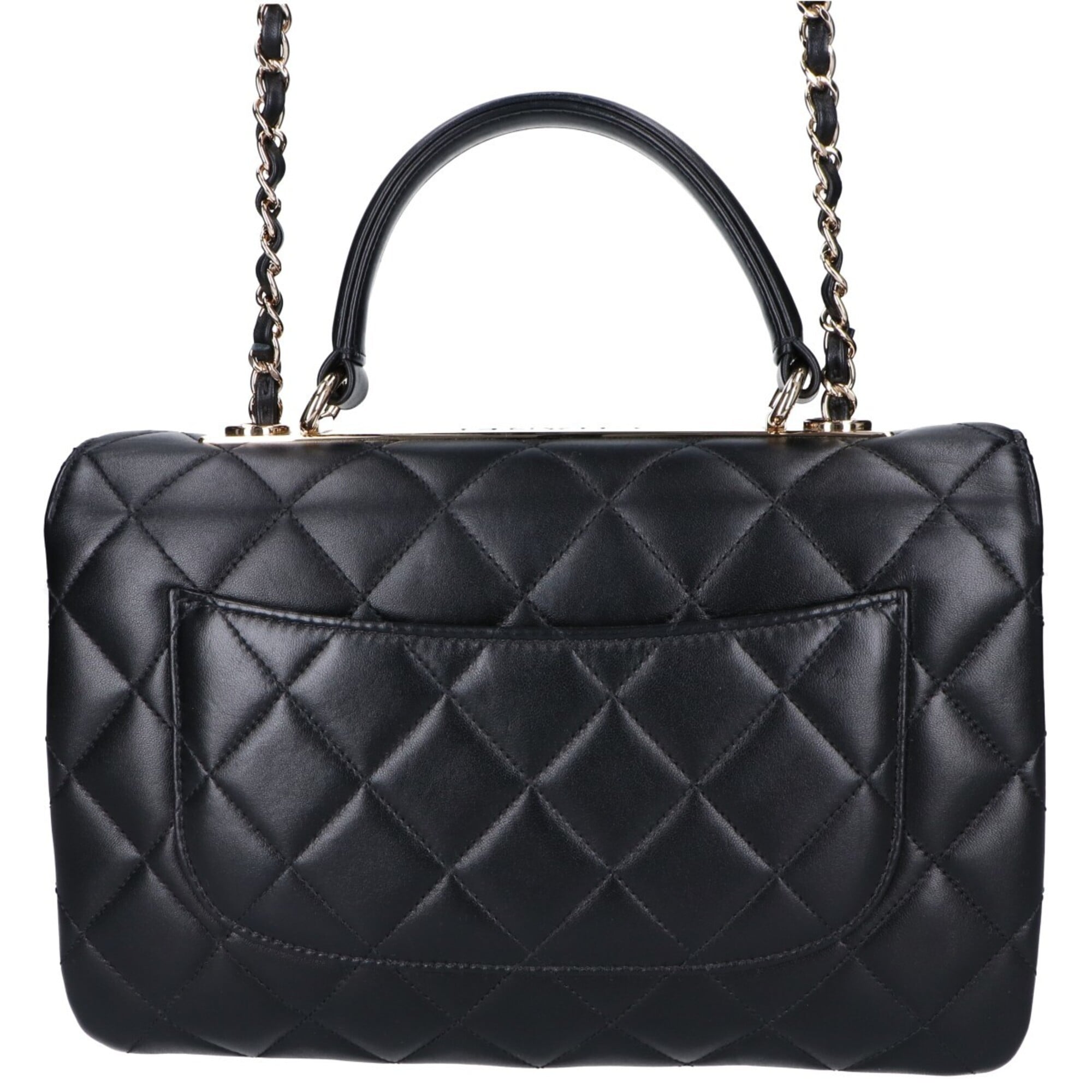 Chanel Black Leather Shoulder Bag (Pre-Owned)