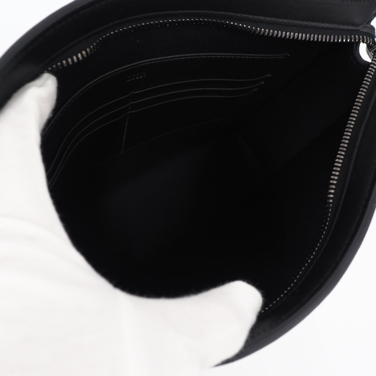 Christian Dior Black Navy Pvc Clutch Bag (Pre-Owned)