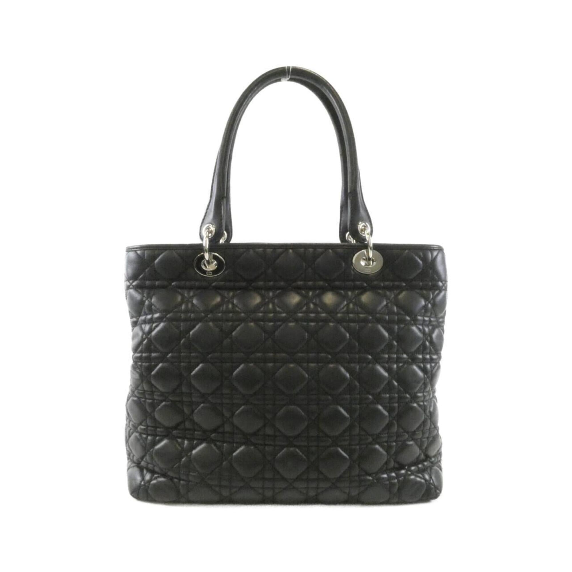 Christian Dior Black Leather Handbag (Pre-Owned)