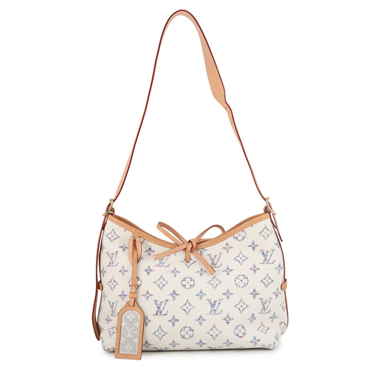 Louis Vuitton Monogram Off-White Or Monogram Handbag Pouch Shoulder Bag (Pre-Owned)