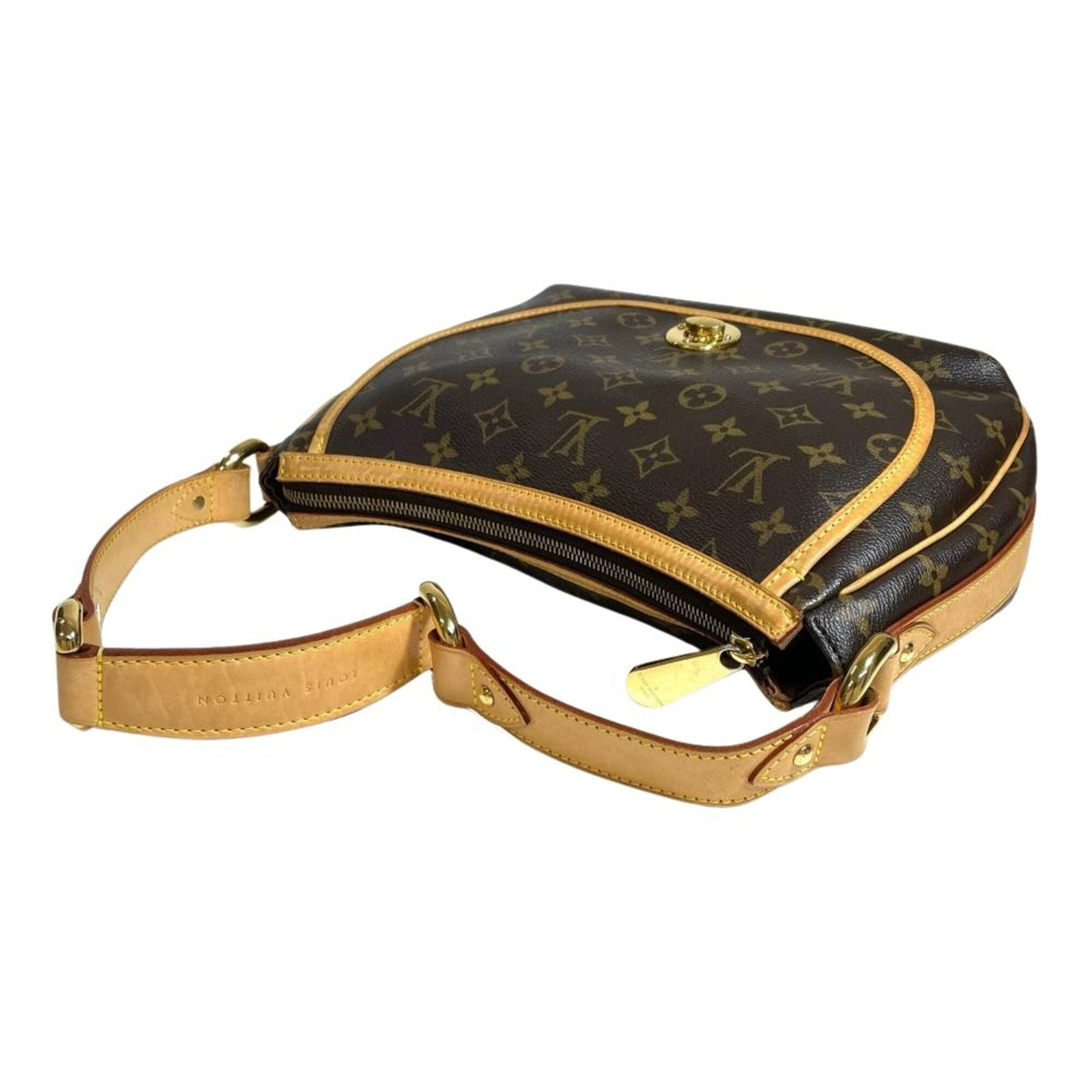Louis Vuitton Brown Monogram Canvas Shoulder Bag (Pre-Owned)