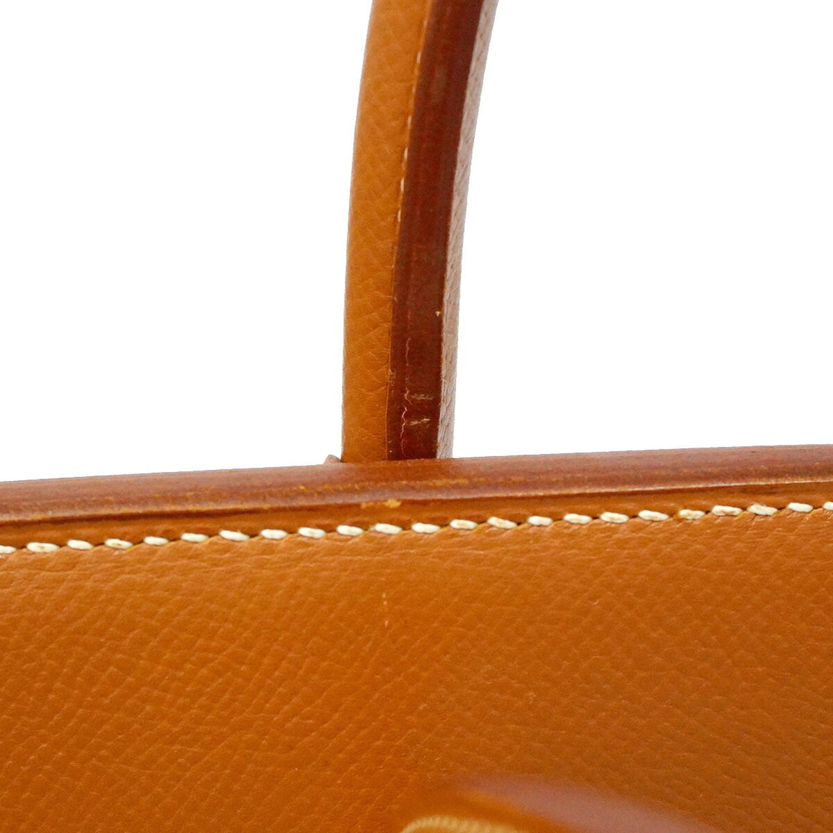 Hermes Gold Courchevel Leather Handbag (Pre-Owned)