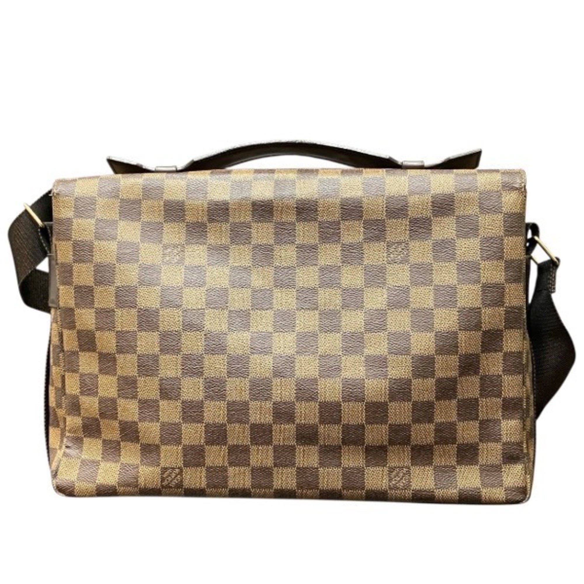 Louis Vuitton Brown Handbag Messenger Bag Shoulder Bag (Pre-Owned)